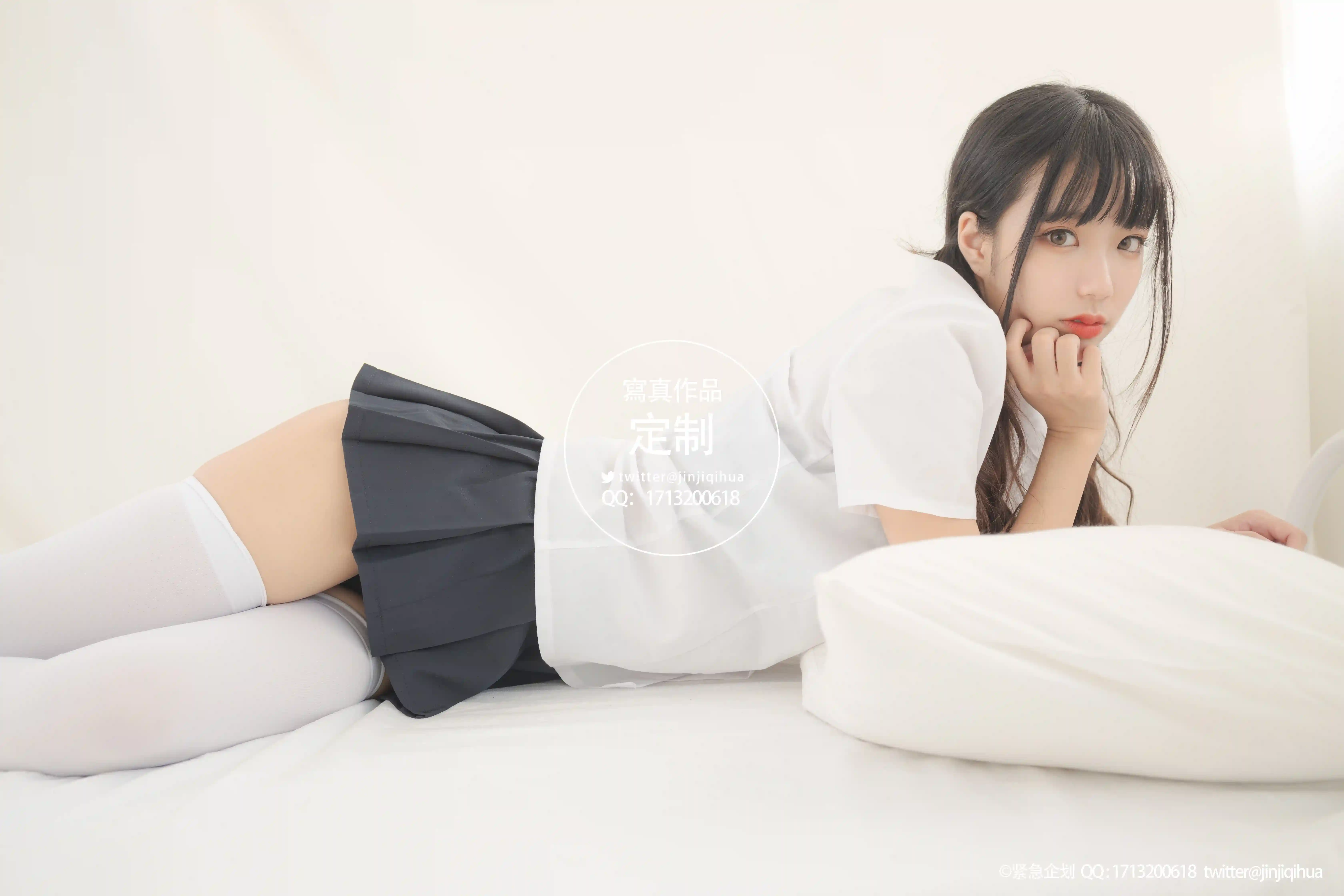 紧急企划 VOL.005 [68P1V-491M] 一只喵喵梓JK, JK制服, 一只喵喵梓, 制服, 白丝, 紧急企划, 美腿, 美足