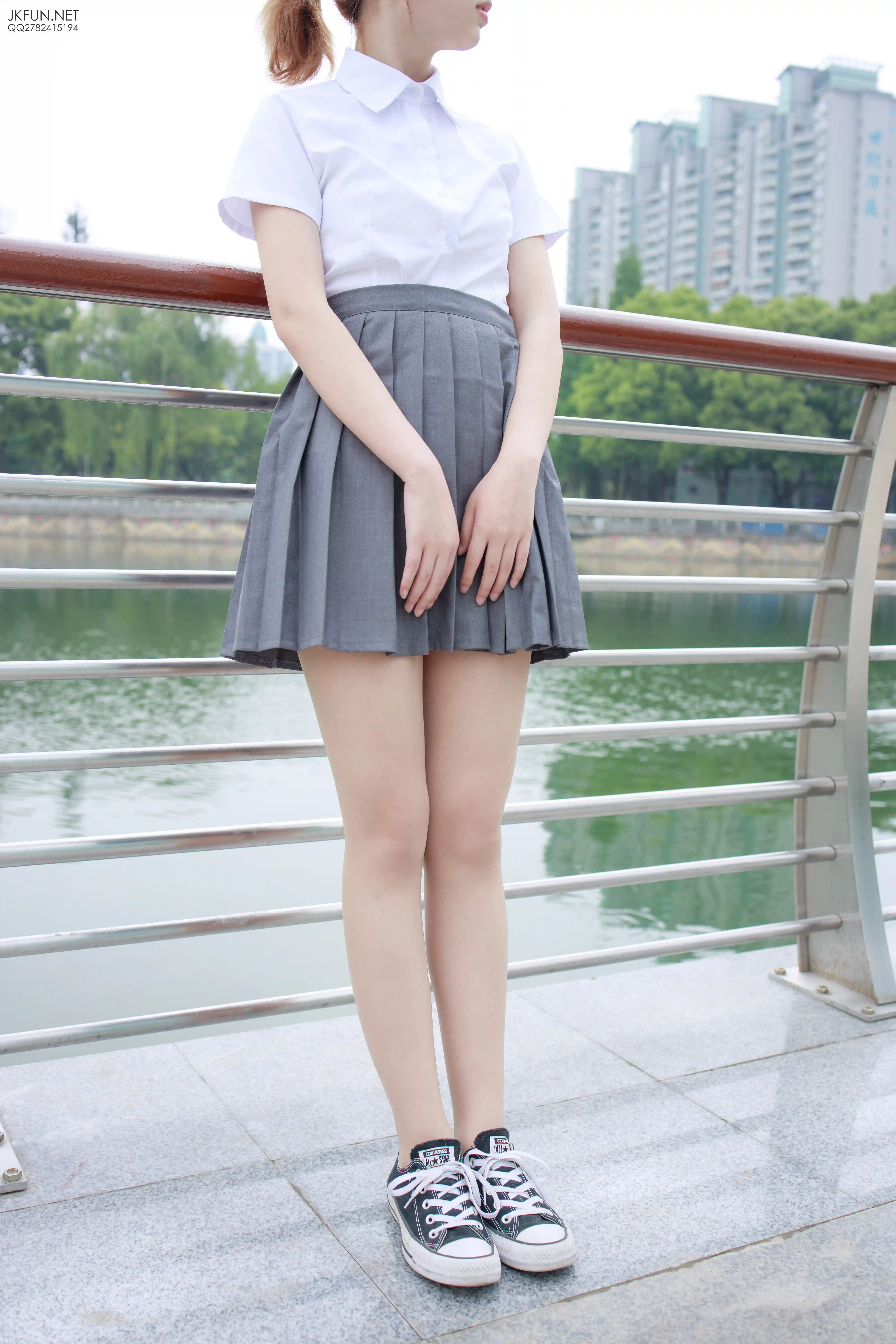 JKFUN-005 [116P1V-2.59G]JKFUN, 制服, 可爱, 学生装, 森萝财团, 白丝, 美腿