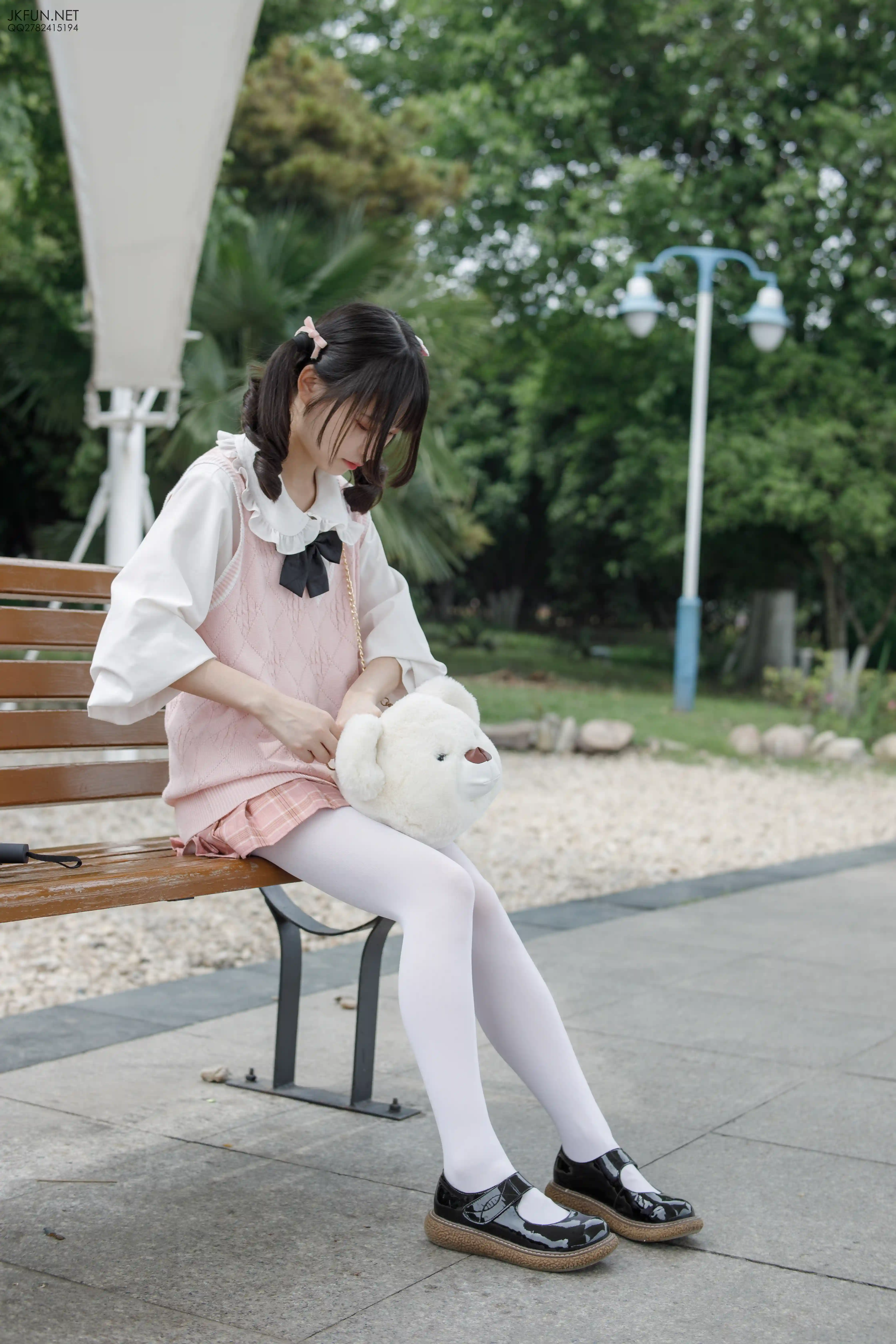 JKFUN-007 [126P1V-2.71G]JKFUN, 制服, 可爱, 学生装, 森萝财团, 白丝, 美腿