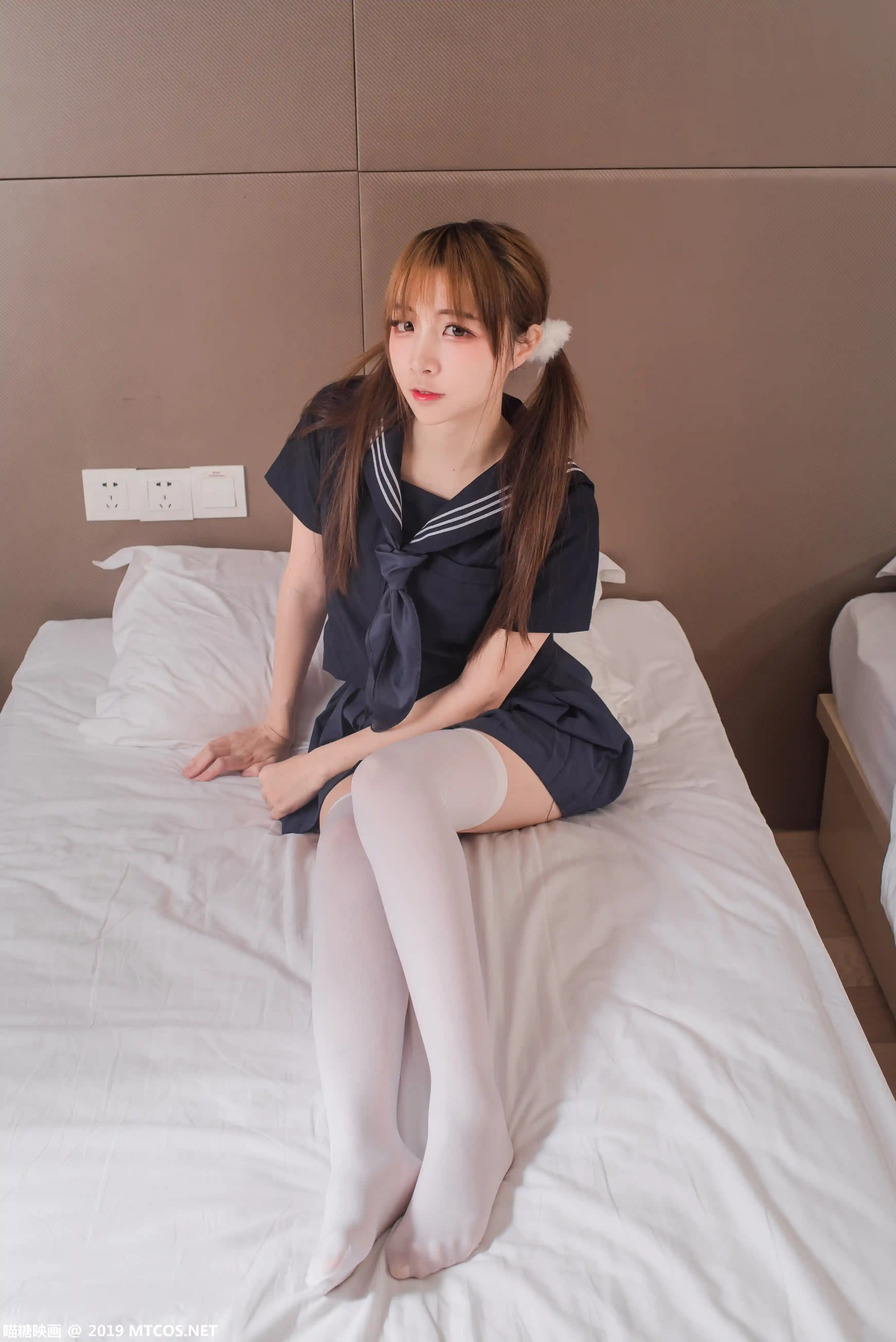 喵糖映画 VOL.042 校服JK [41P-317M]可爱, 喵糖映画, 白丝, 美腿, 美足