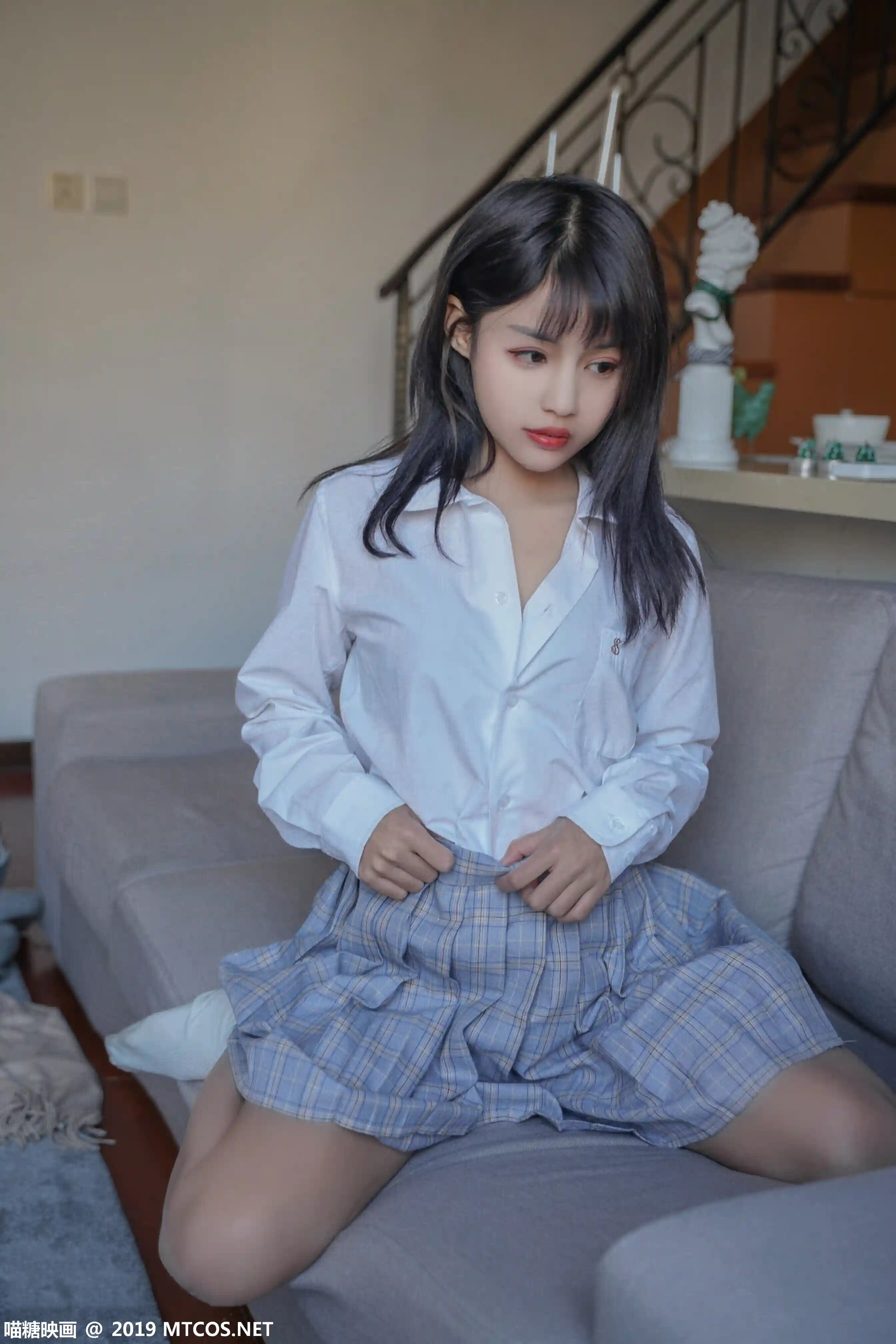 喵糖映画 VOL.047 [44P-385M]JK制服, 可爱, 喵糖映画, 学生装, 美腿
