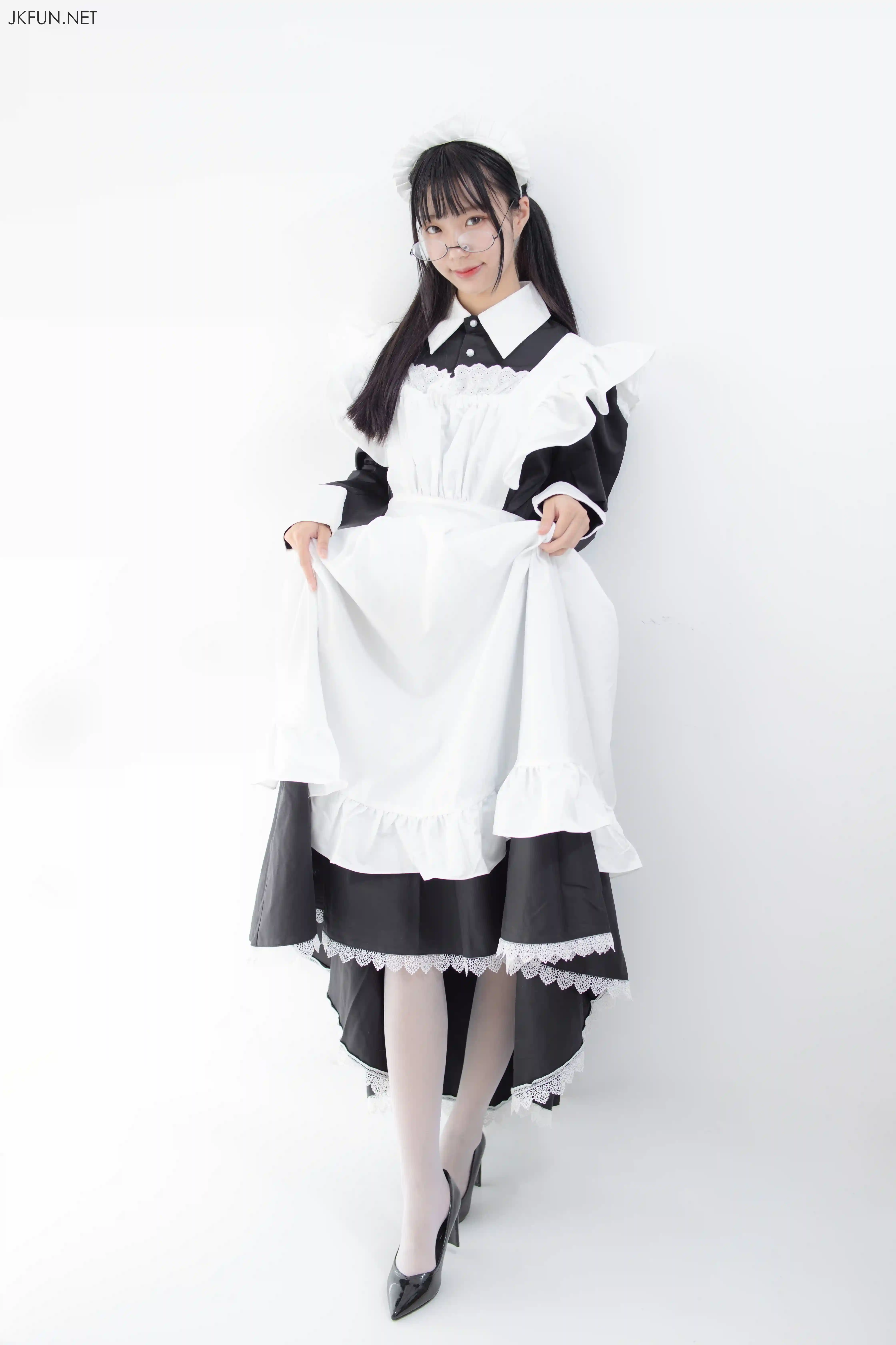 JKFUN-017 [127P1V-2.31G]JKFUN, 女仆装, 森萝财团, 白丝, 美腿