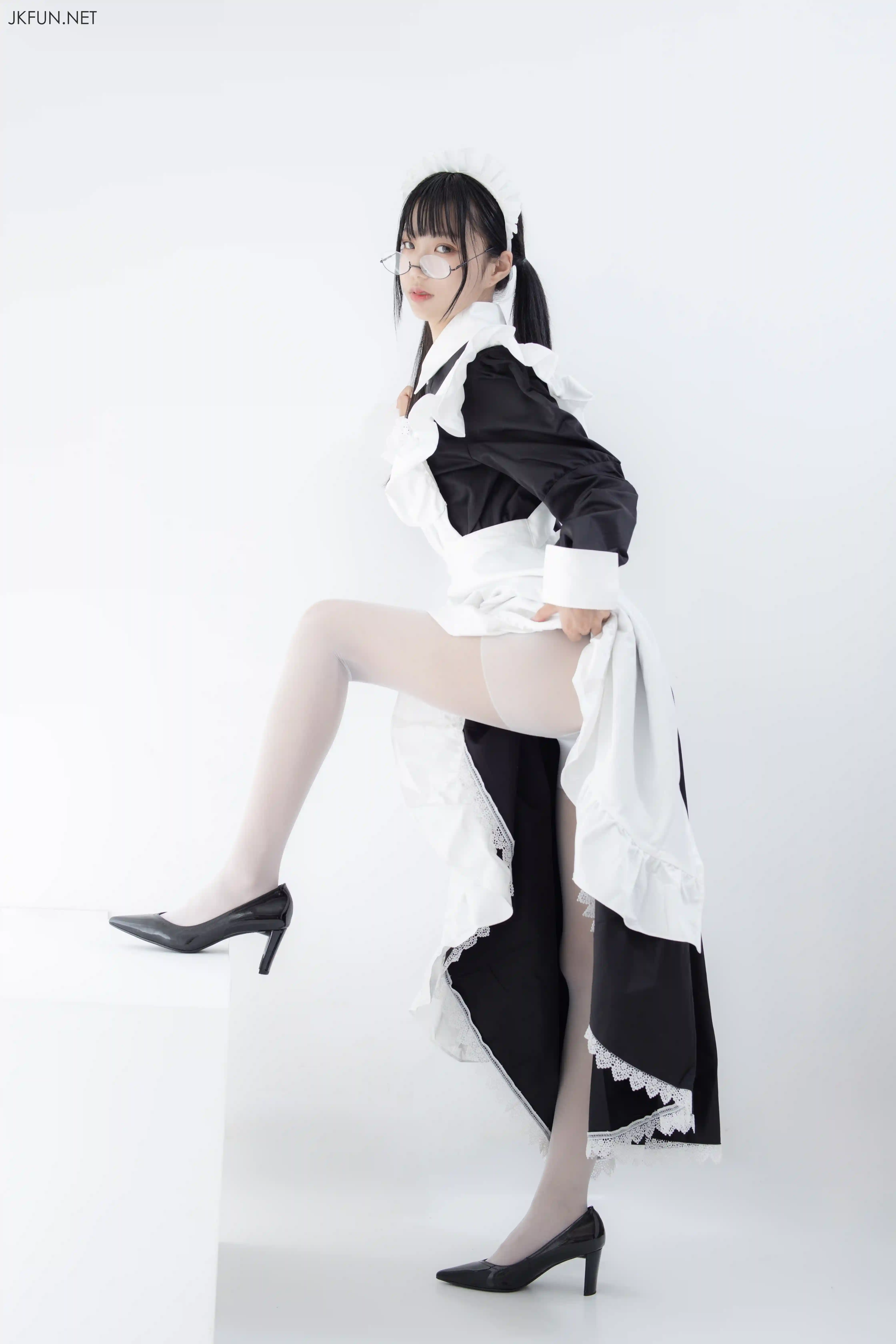 JKFUN-017 [127P1V-2.31G]JKFUN, 女仆装, 森萝财团, 白丝, 美腿