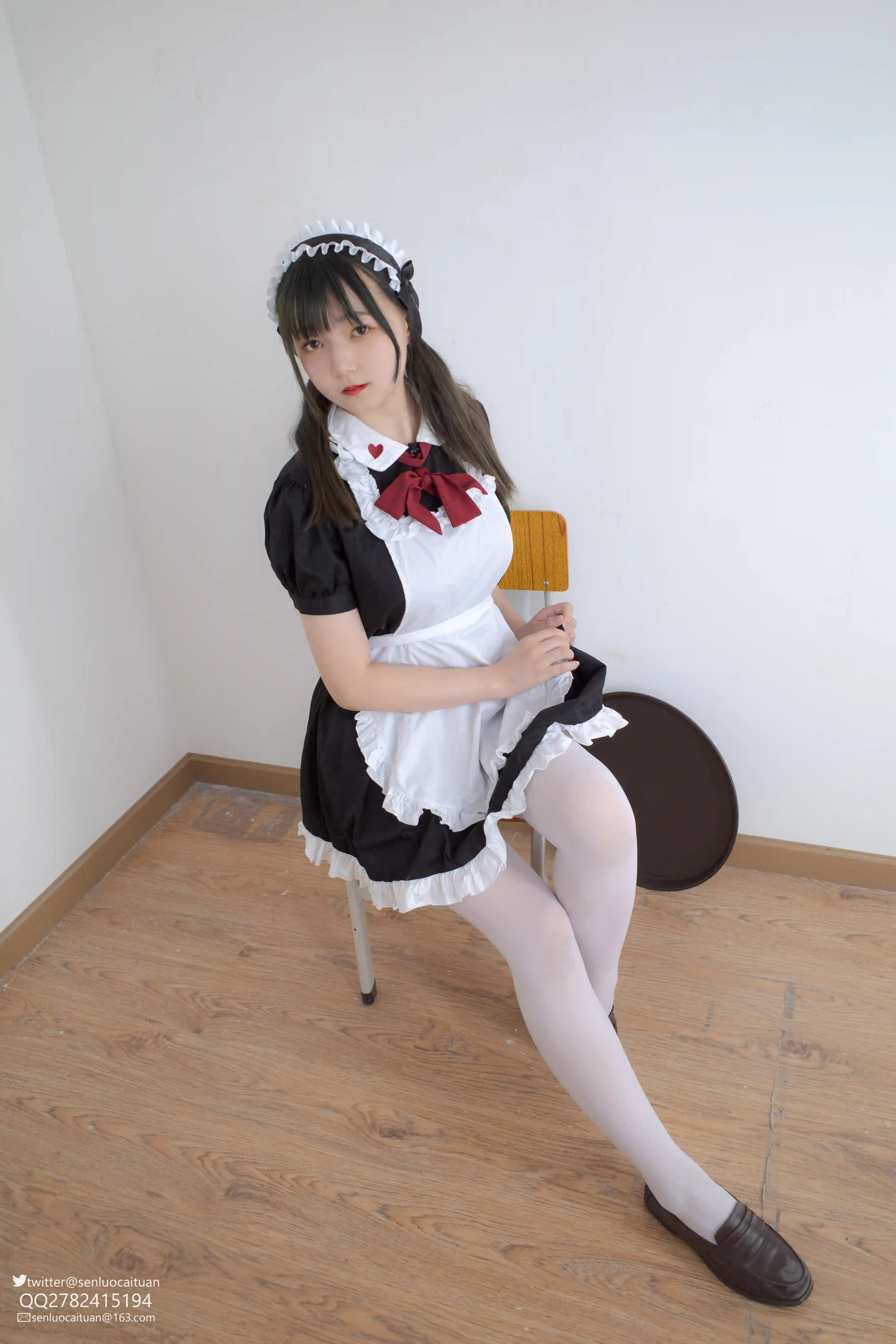 JKFUN GG-02 [101P1V-2.09G]JKFUN, 可爱, 女仆装, 森萝财团, 白丝, 美腿