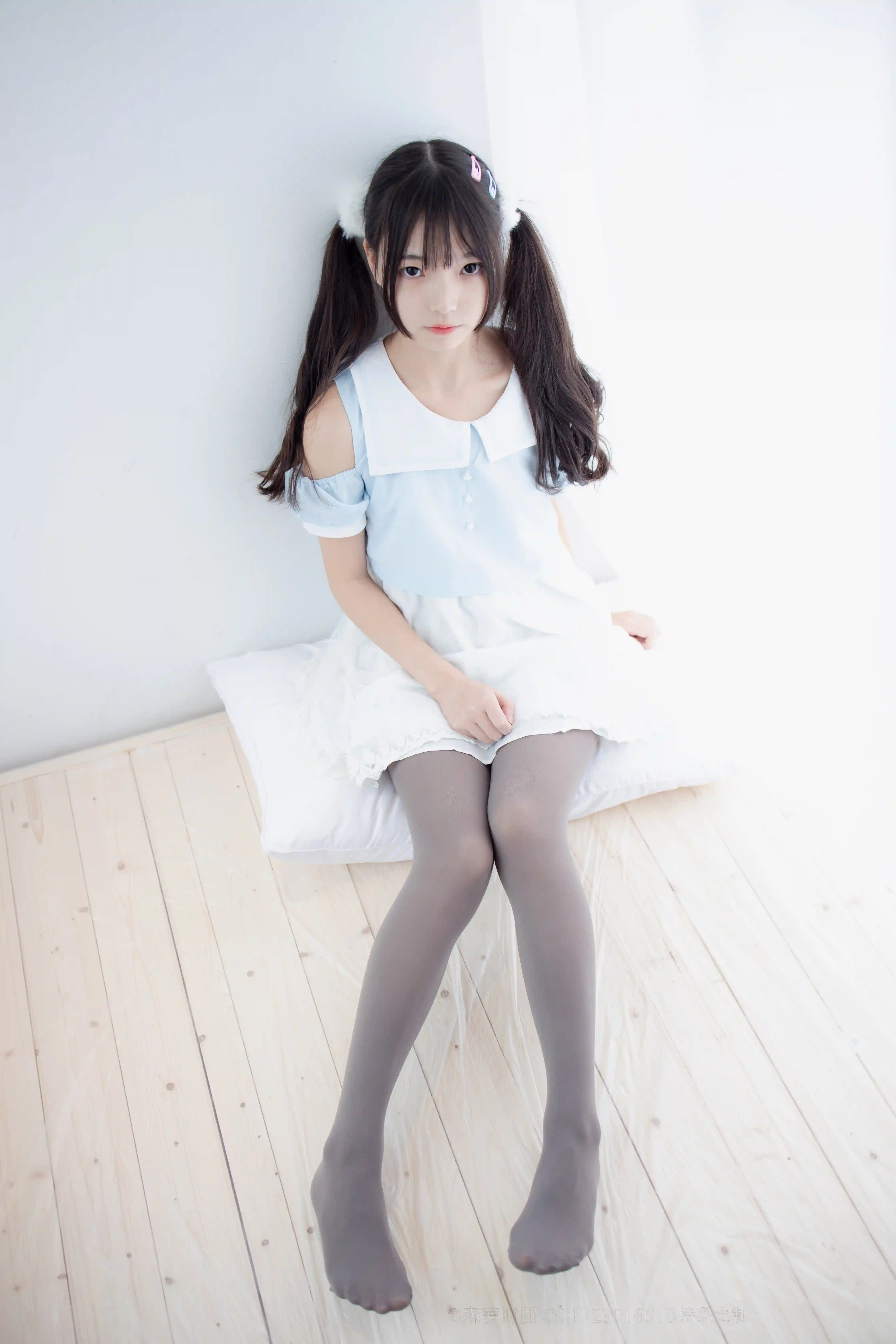 森萝财团 X-054 [86P1V-1.96G]可爱, 森萝财团, 美腿, 黑丝