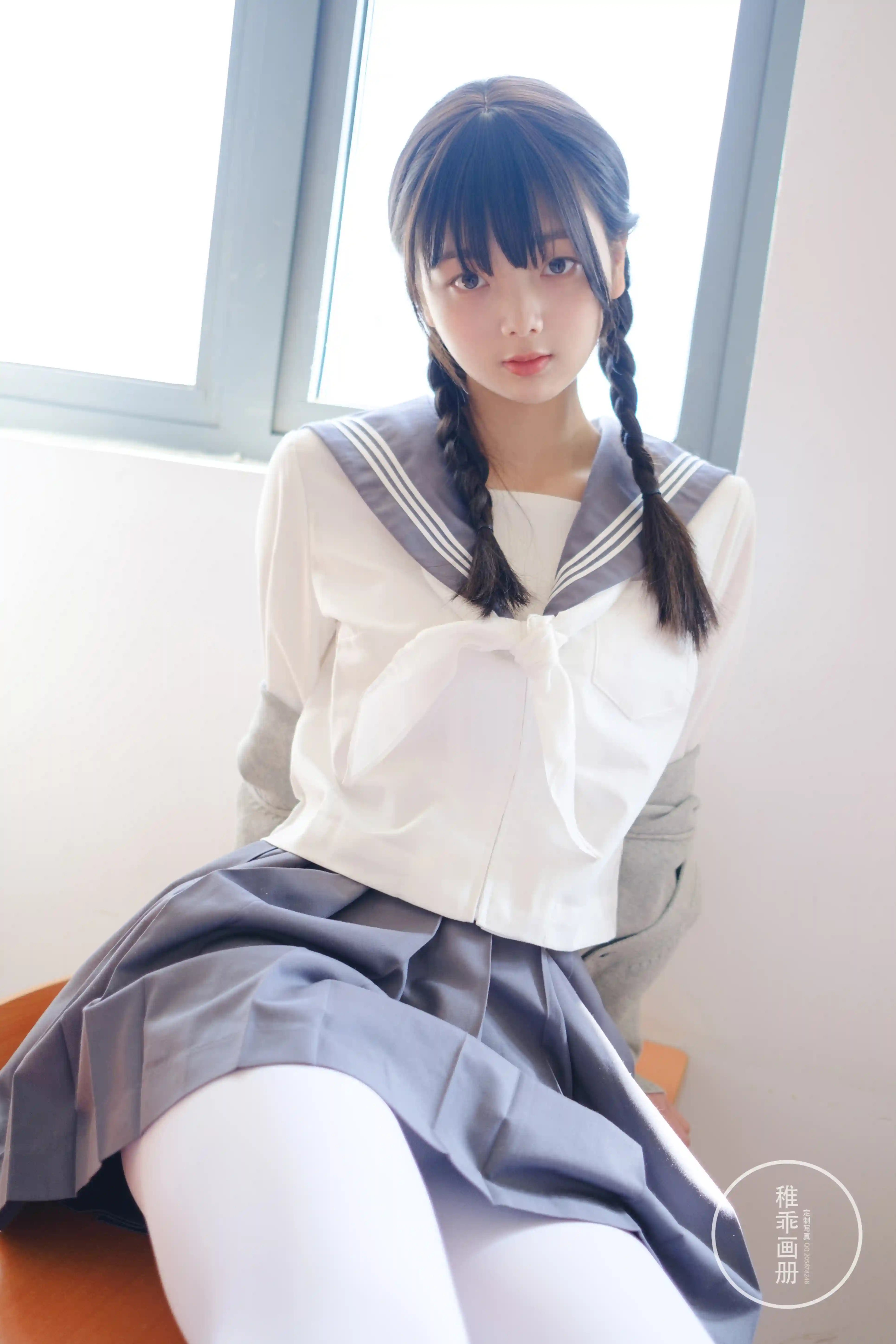 稚乖画册 晴空-03 赤西夜夜 白丝双马尾JK制服 [71P1V-0.99GB]JK, JK制服, 双马尾, 可爱, 晴空, 白丝, 稚乖画册, 美腿, 美足, 赤西夜夜