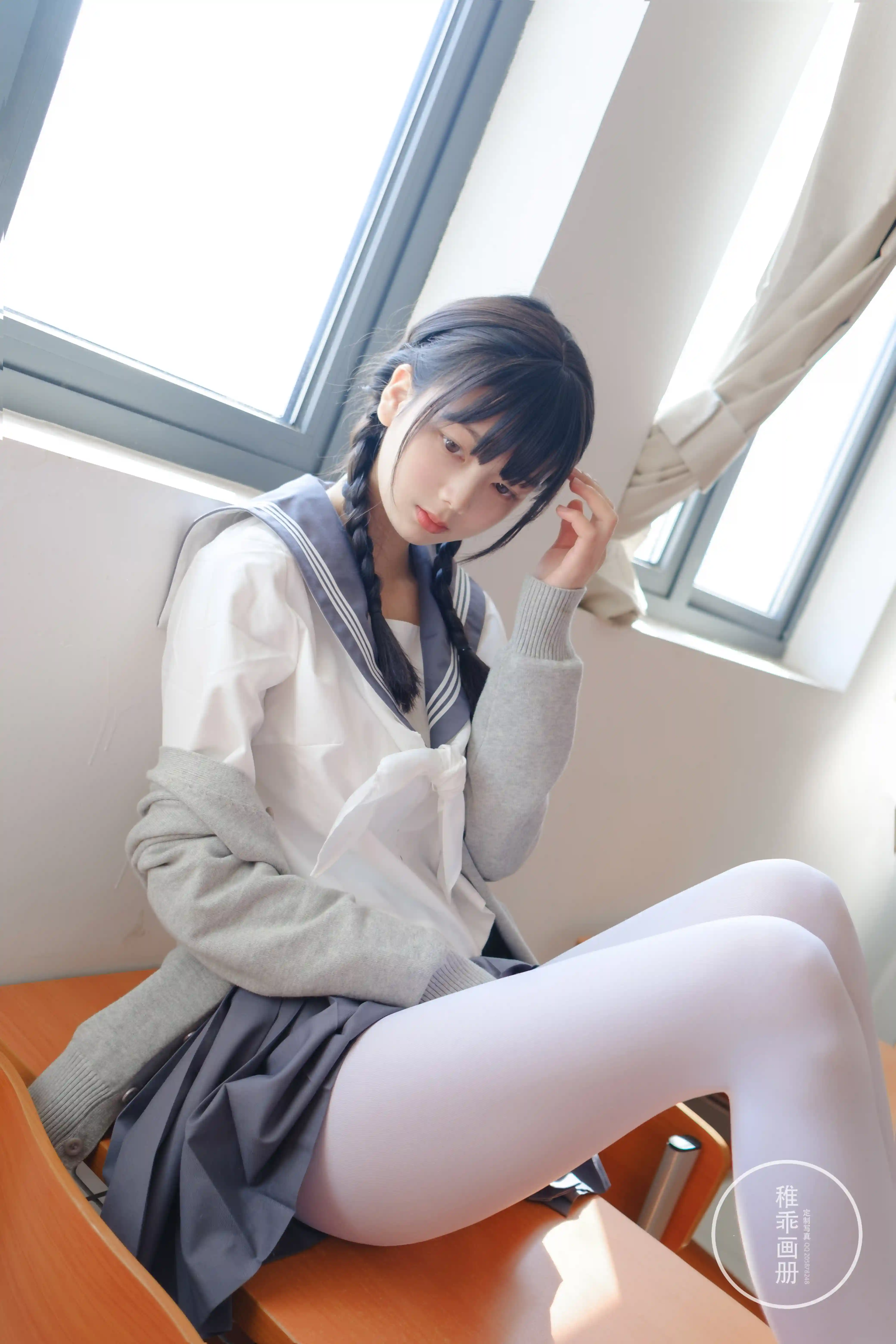 稚乖画册 晴空-03 赤西夜夜 白丝双马尾JK制服 [71P1V-0.99GB]JK, JK制服, 双马尾, 可爱, 晴空, 白丝, 稚乖画册, 美腿, 美足, 赤西夜夜