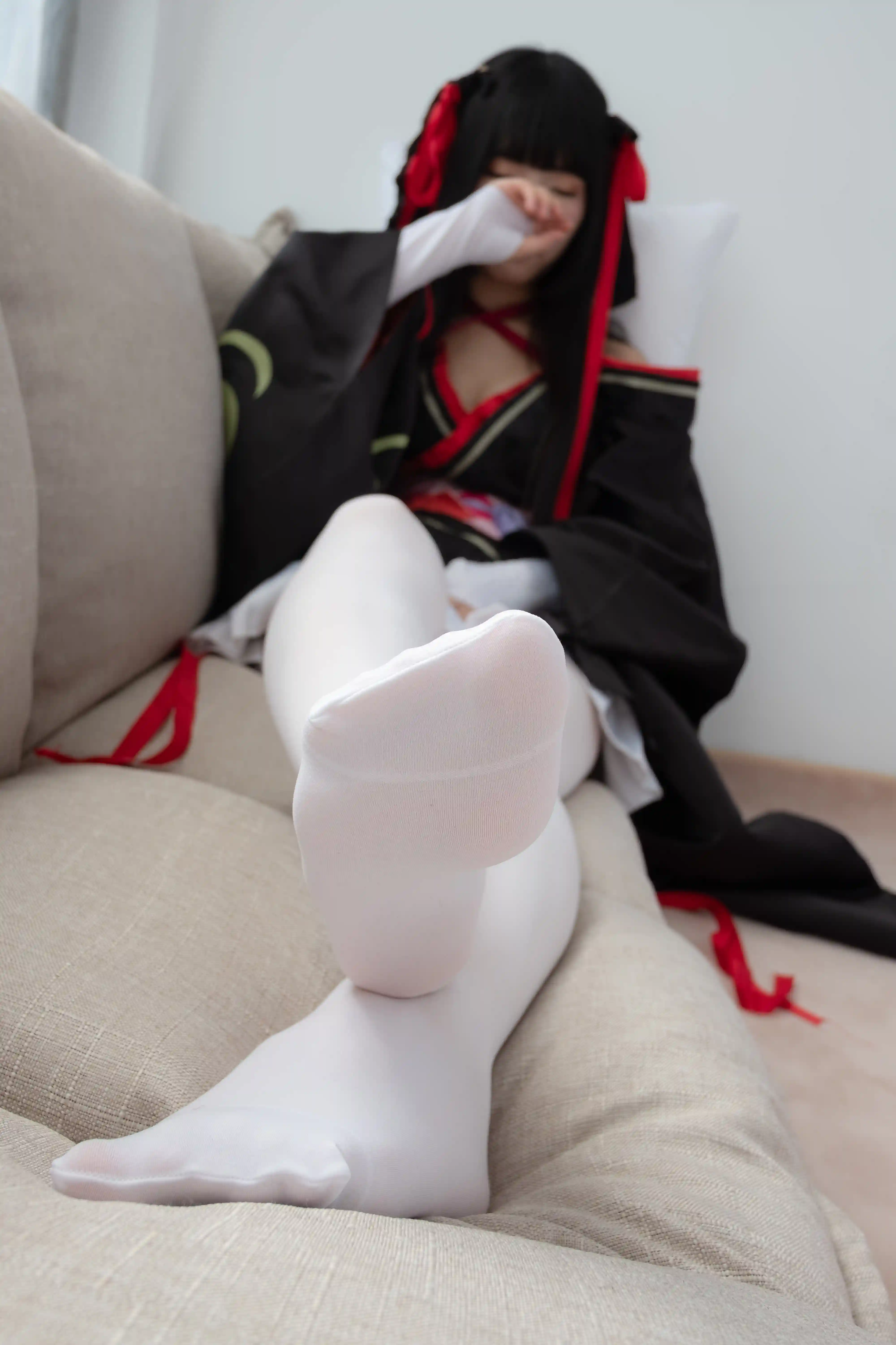 爱花写真 ALPHA-004 [75P-699M]COS, 森萝财团, 爱花写真, 白丝, 美腿