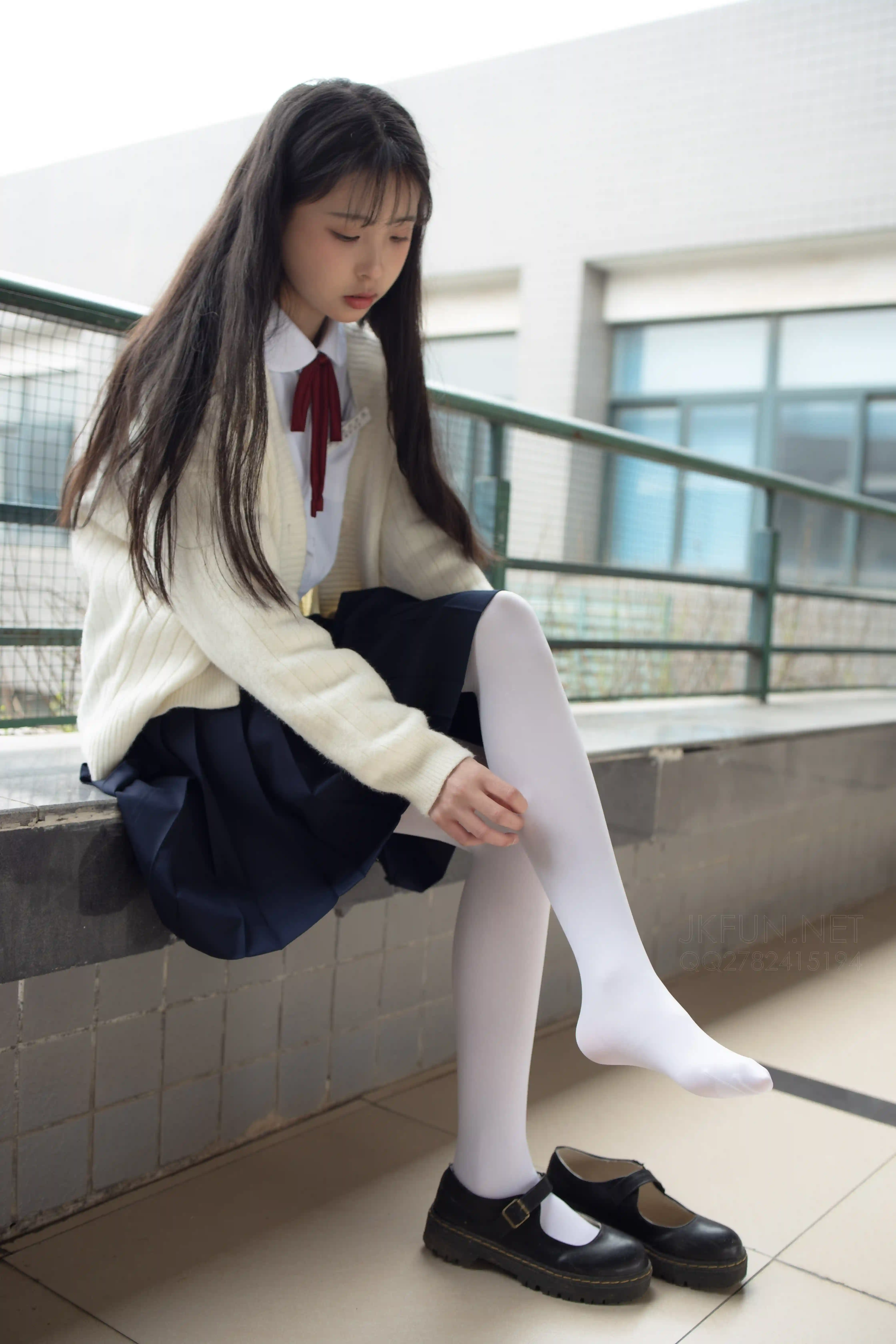 JKFUN-001 [104P1V-2.21G]JKFUN, 制服, 可爱, 学生装, 森萝财团, 白丝, 美腿