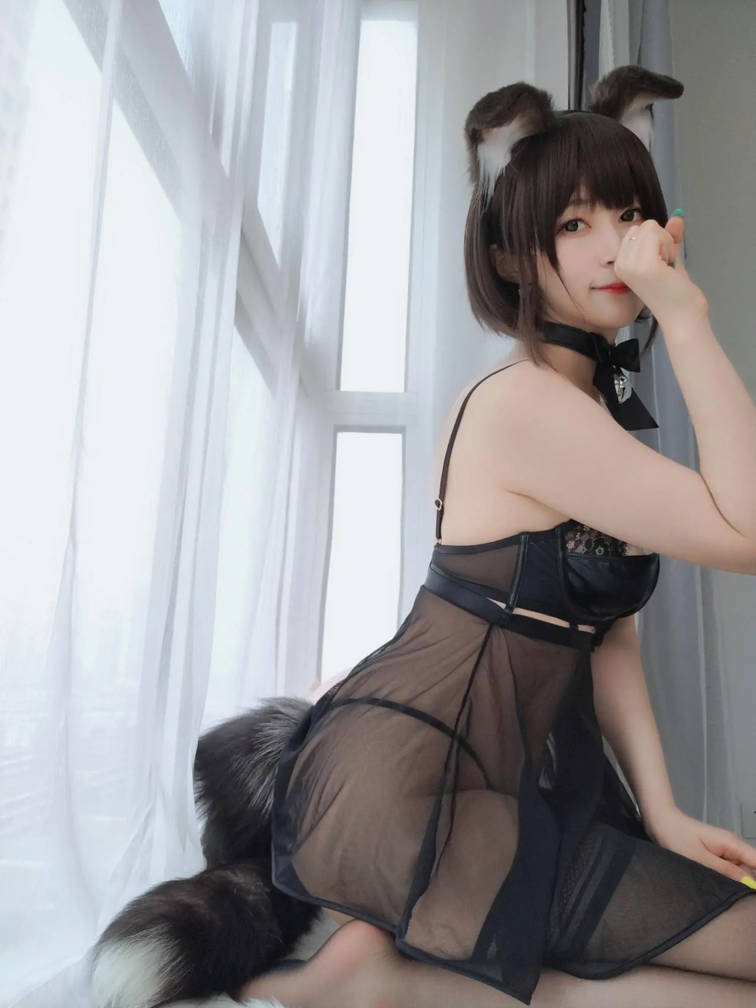 白銀81《黑色情趣裝2》後入視線看了凍未條 (61P)