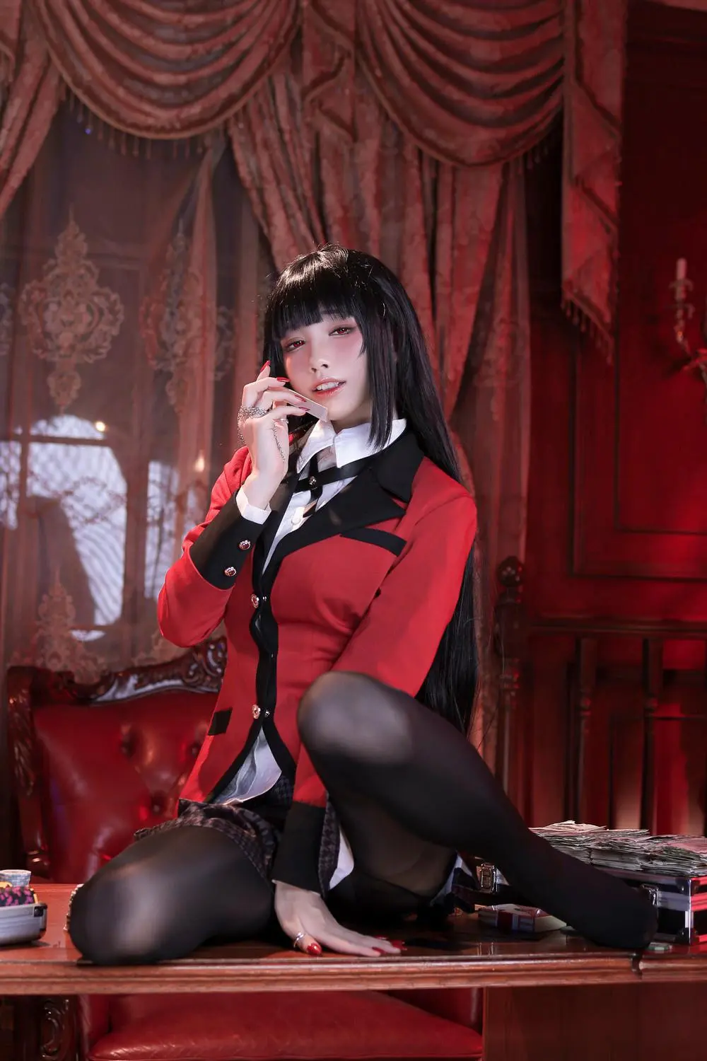 水淼Aqua《狂賭之淵-蛇喰夢子》神還原火辣身材魅力爆棚 (68P)