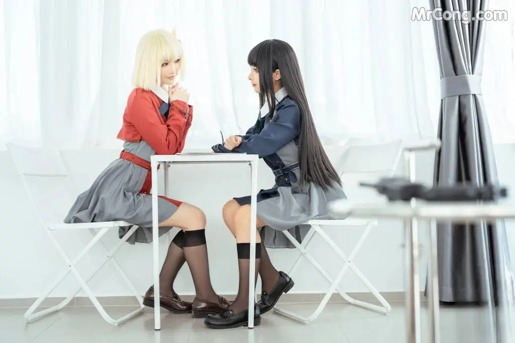 蠢沫沫 (chunmomo) x 桃良阿宅 莉可莉絲Nude Model (49