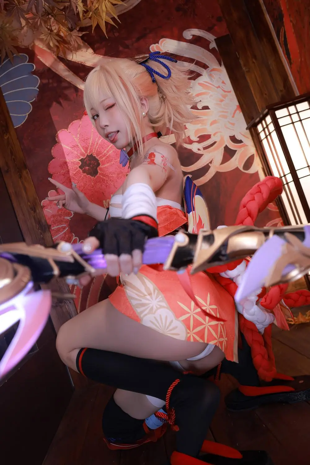 水淼Aqua《原神-宵宮》纏胸巨乳使人想多看一眼 (43P)