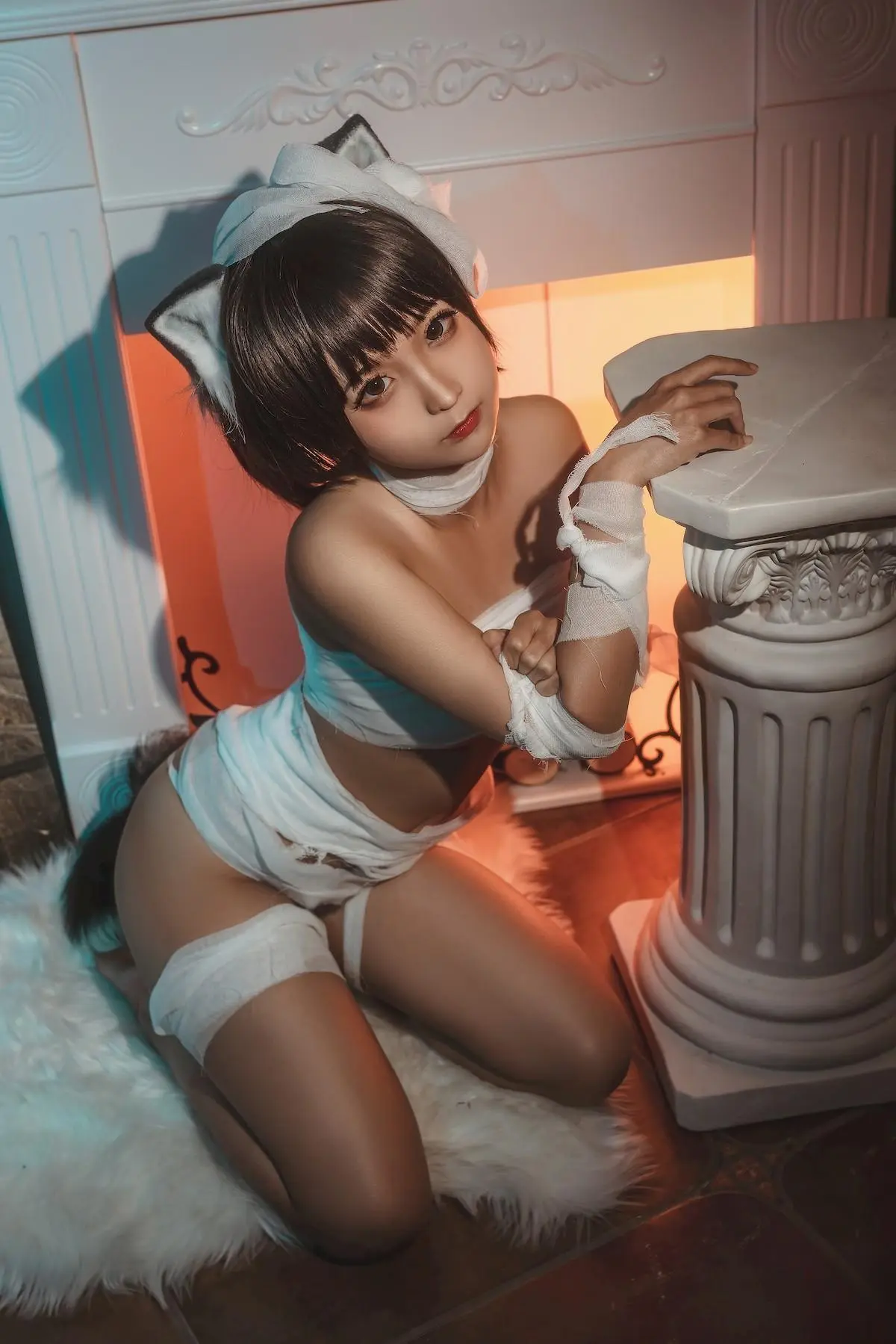 蠢沫沫 Cosplay 繃帶貓 (40P)