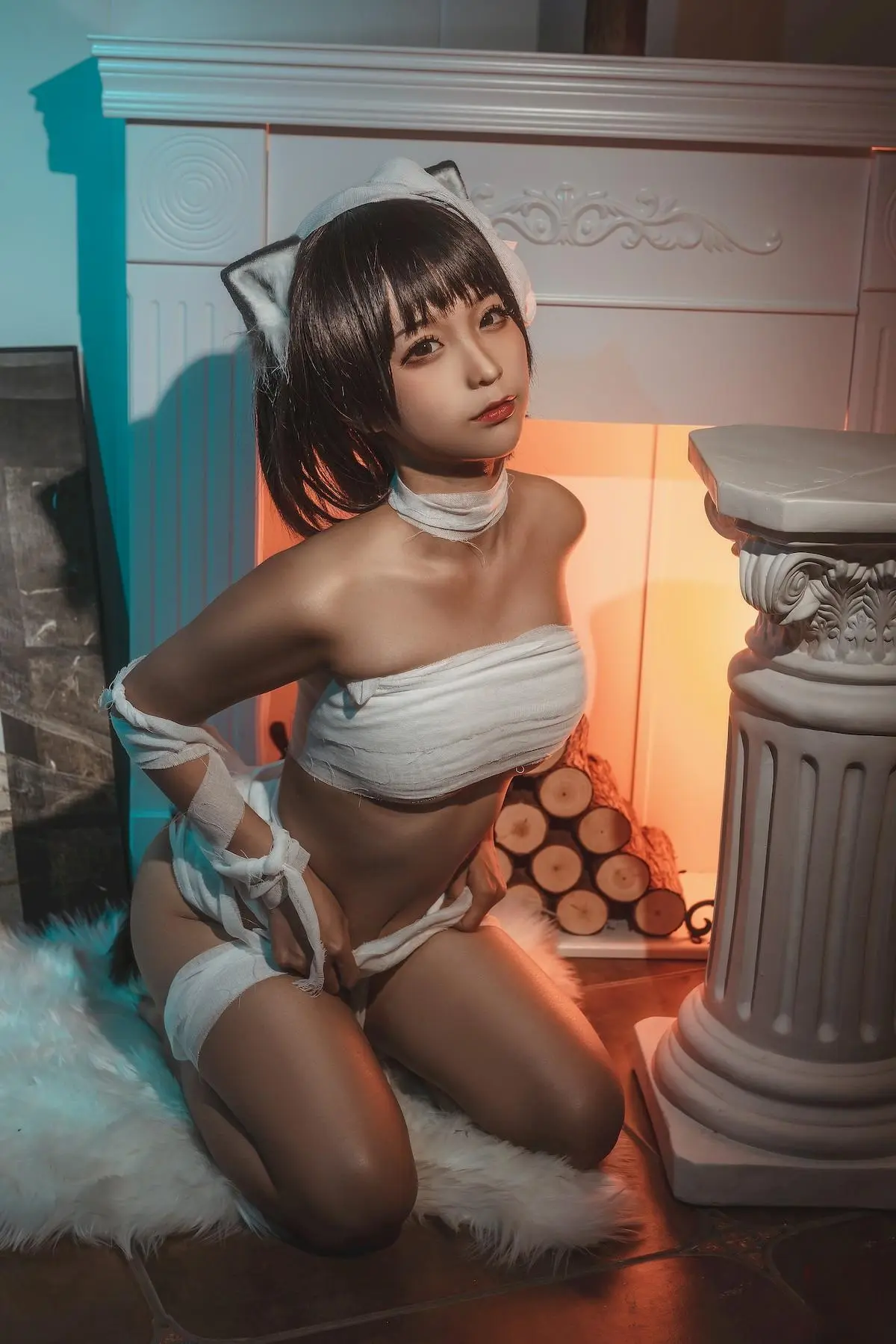 蠢沫沫 Cosplay 繃帶貓 (40P)
