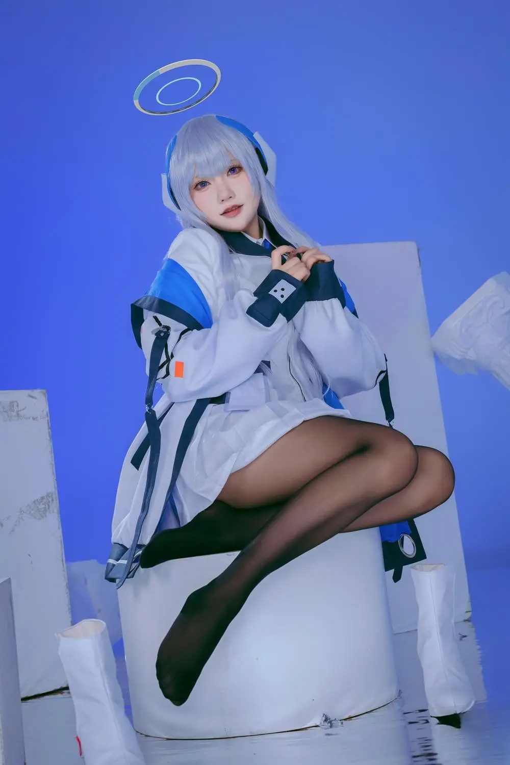【網路收集系列】是一隻熊仔嗎 (Shi yi zhixiong zi ma) cosplay Ushio Noa - Blue Archive【100P】
