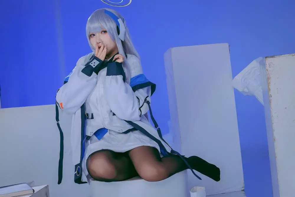 【網路收集系列】是一隻熊仔嗎 (Shi yi zhixiong zi ma) cosplay Ushio Noa - Blue Archive【100P】