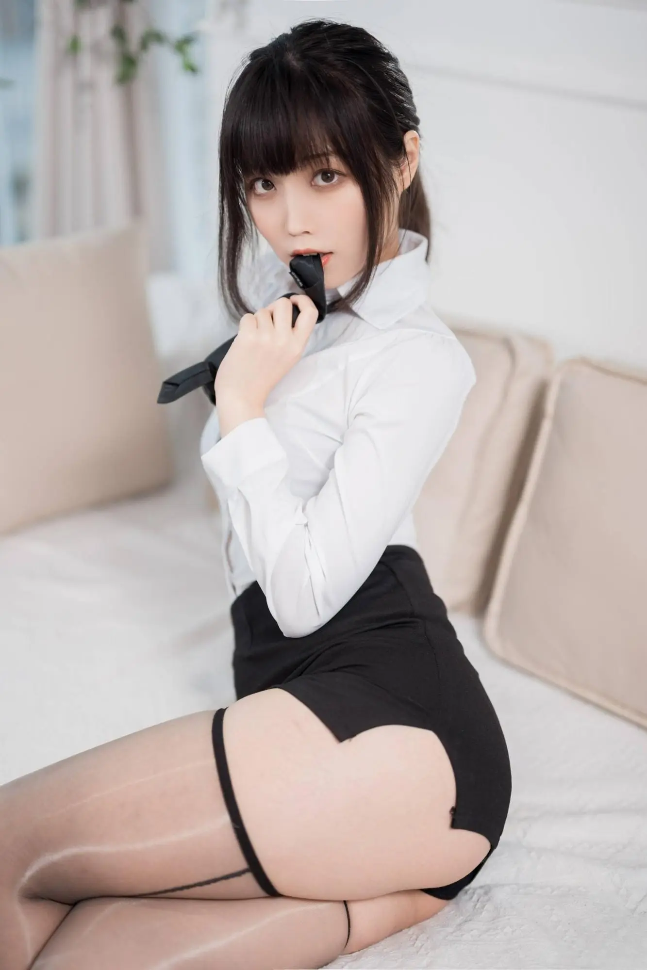 【網路收集系列】福利姬 汪知子《 黑絲OL 》VIP福利帖全【58P】