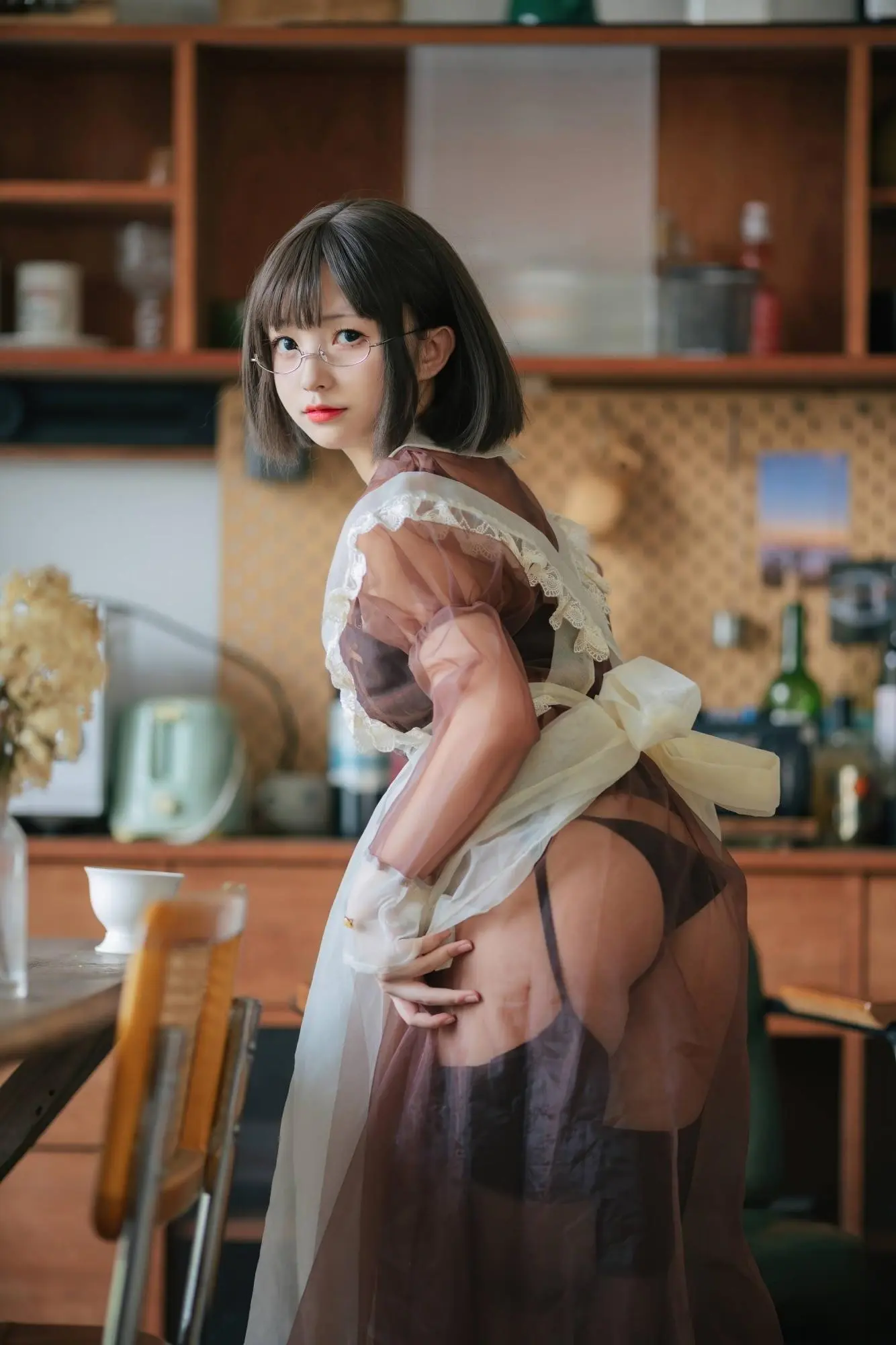 【網路收集系列】福利姬 花鈴《 透明女仆 》VIP福利帖【90P】