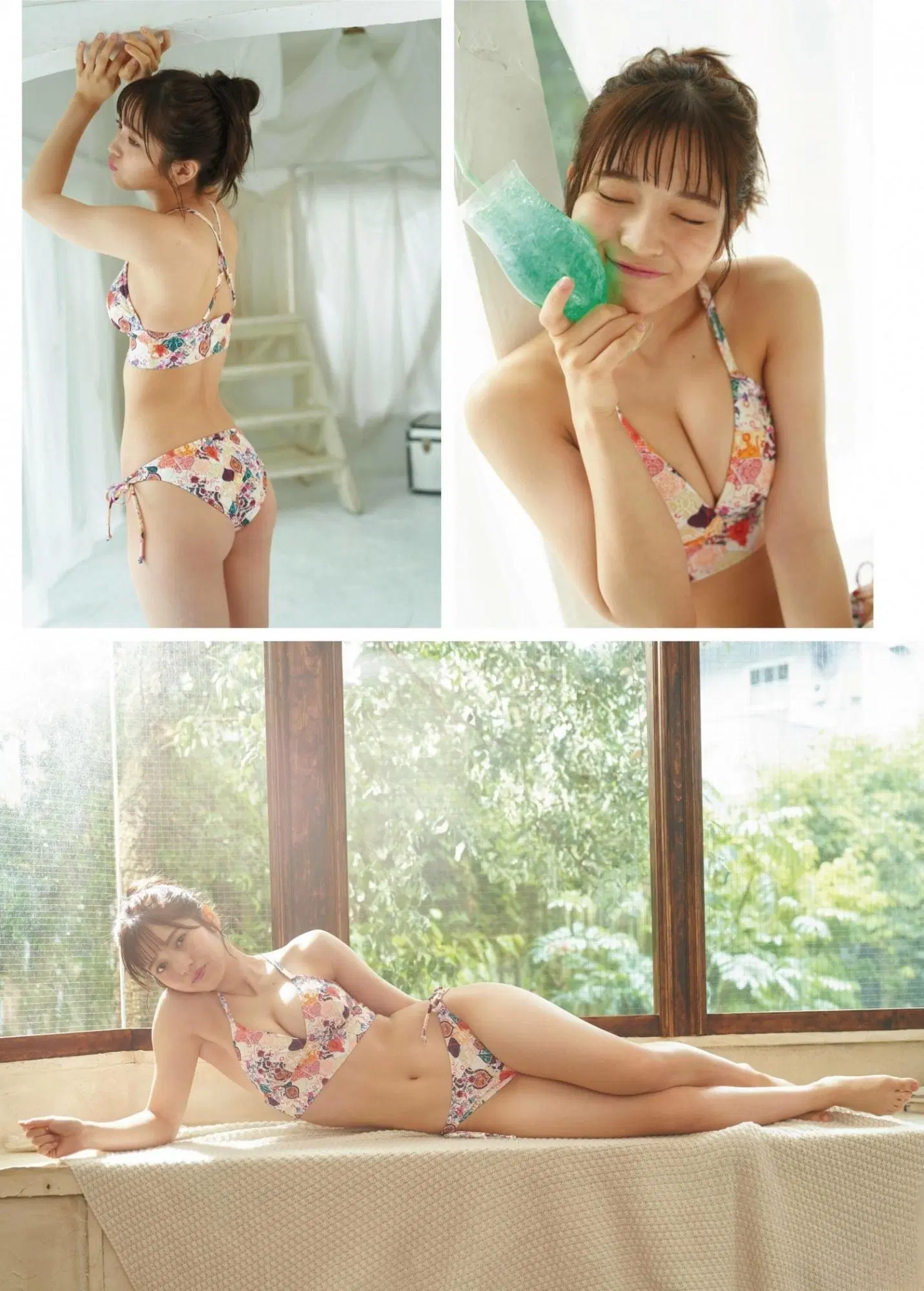 [黒嵜菜々子] 飽滿美乳與白皙美腿的完美結合....越看越上火 (8P)