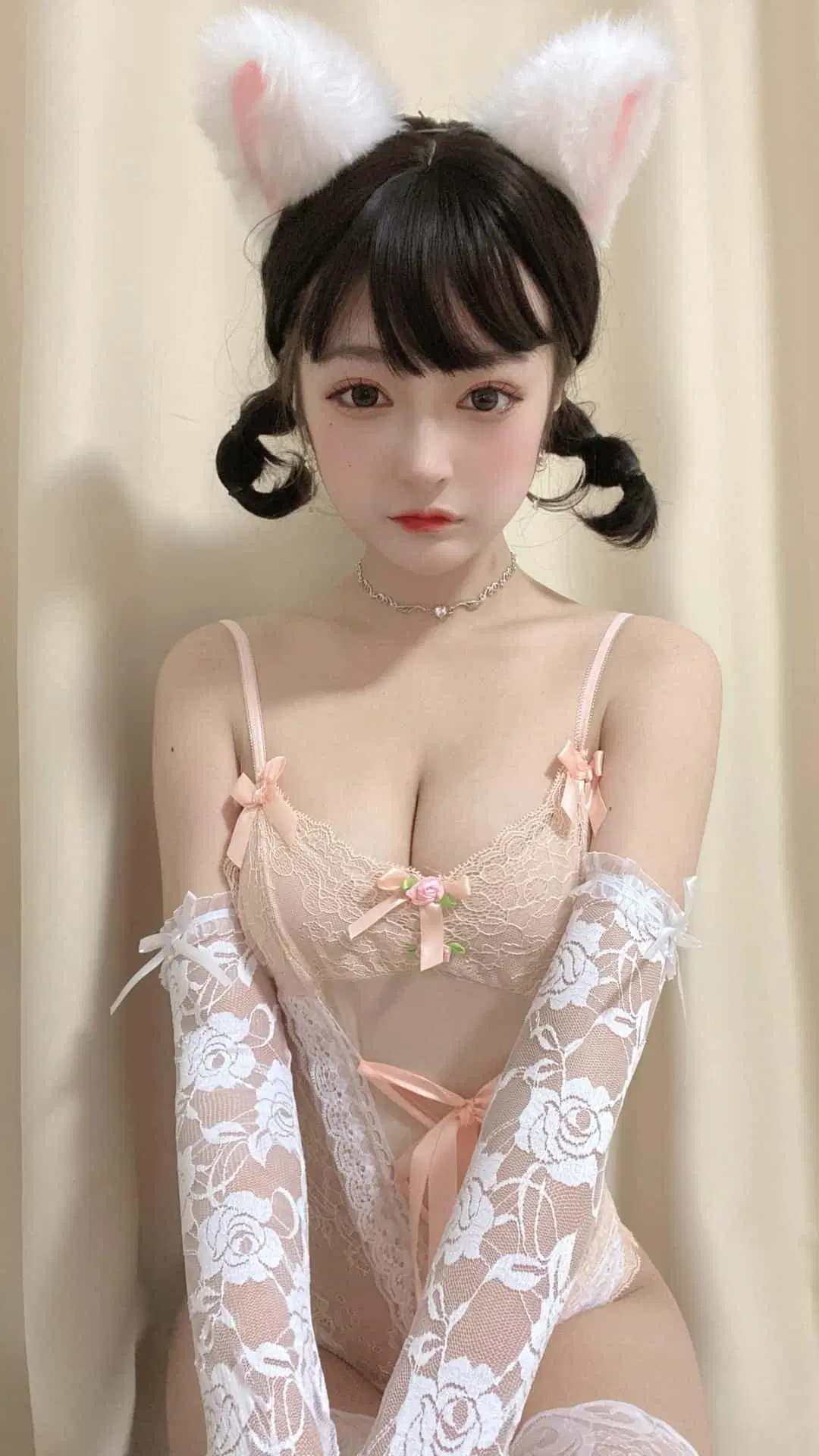 佳佳好難啊 - 法式貓耳娘 (40P)