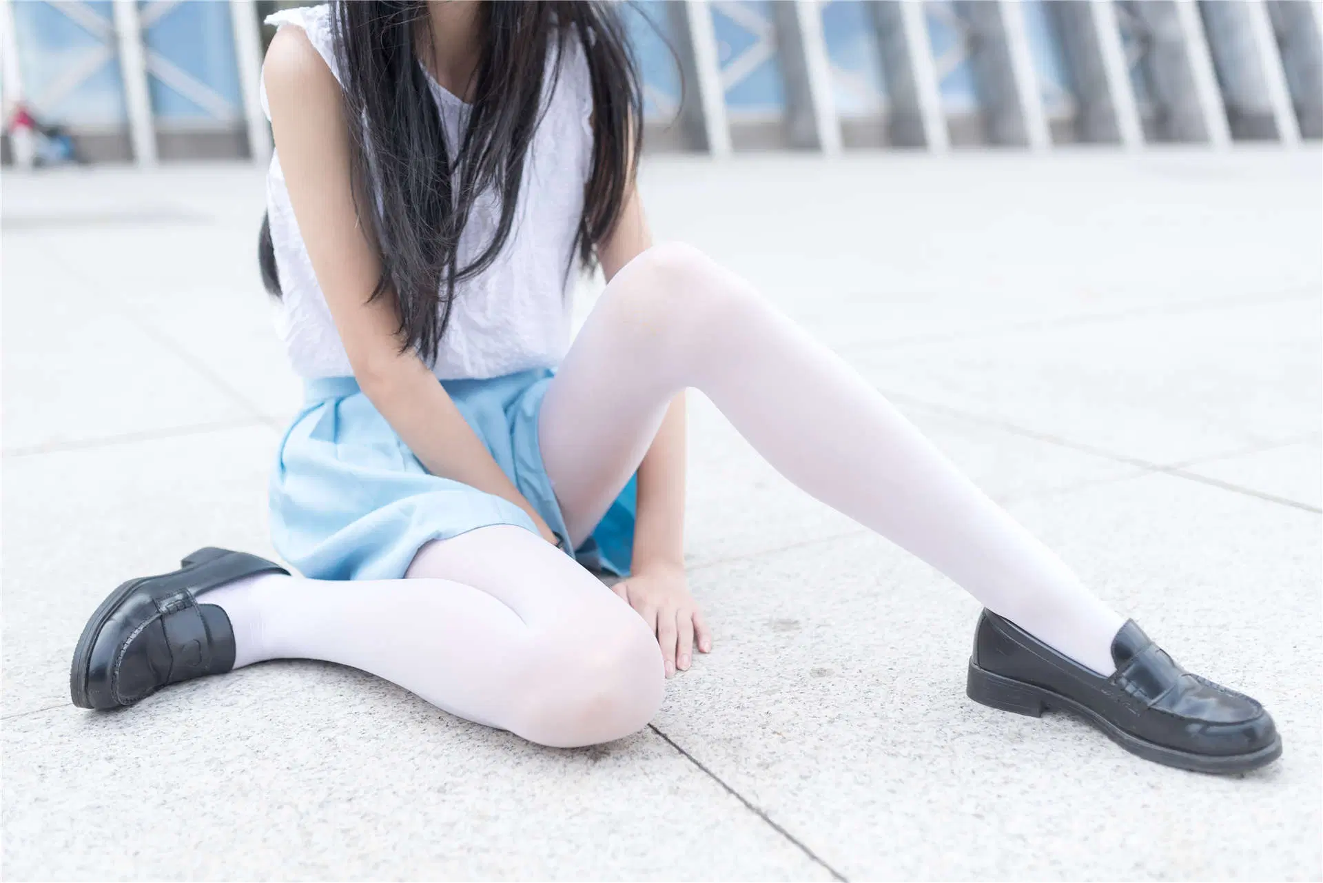风之领域 VOL.022 室外白丝JK [34P]