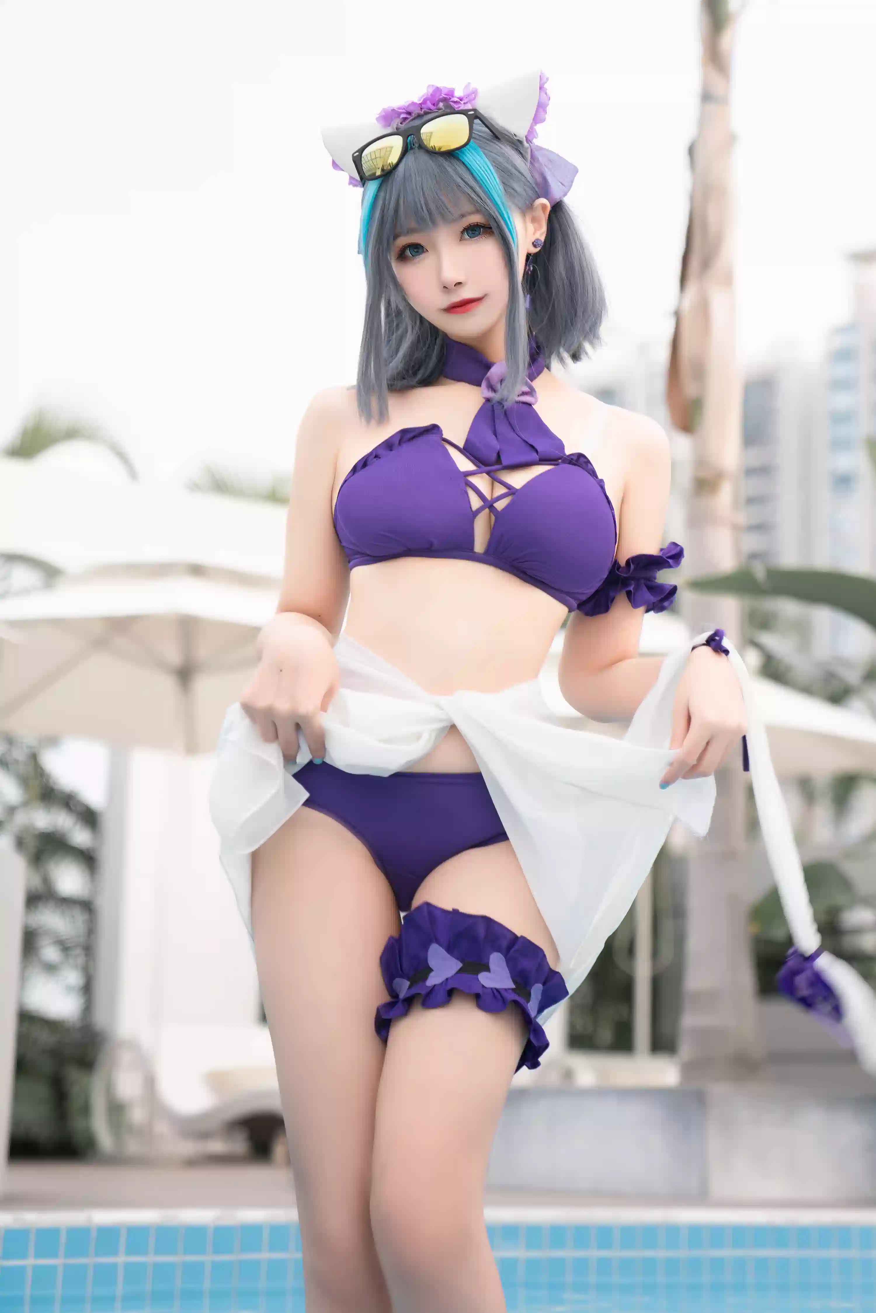 栗子私房 VOL.0066 柴郡水着 【40P】