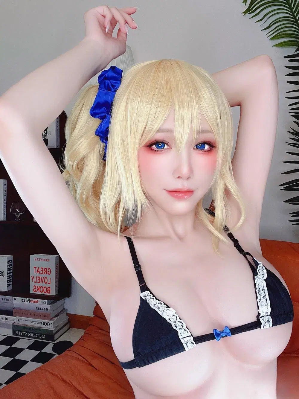 水淼Aqua《輝夜姬想讓人告白-早坂愛》飽滿大奶一覽無遺 (25P)