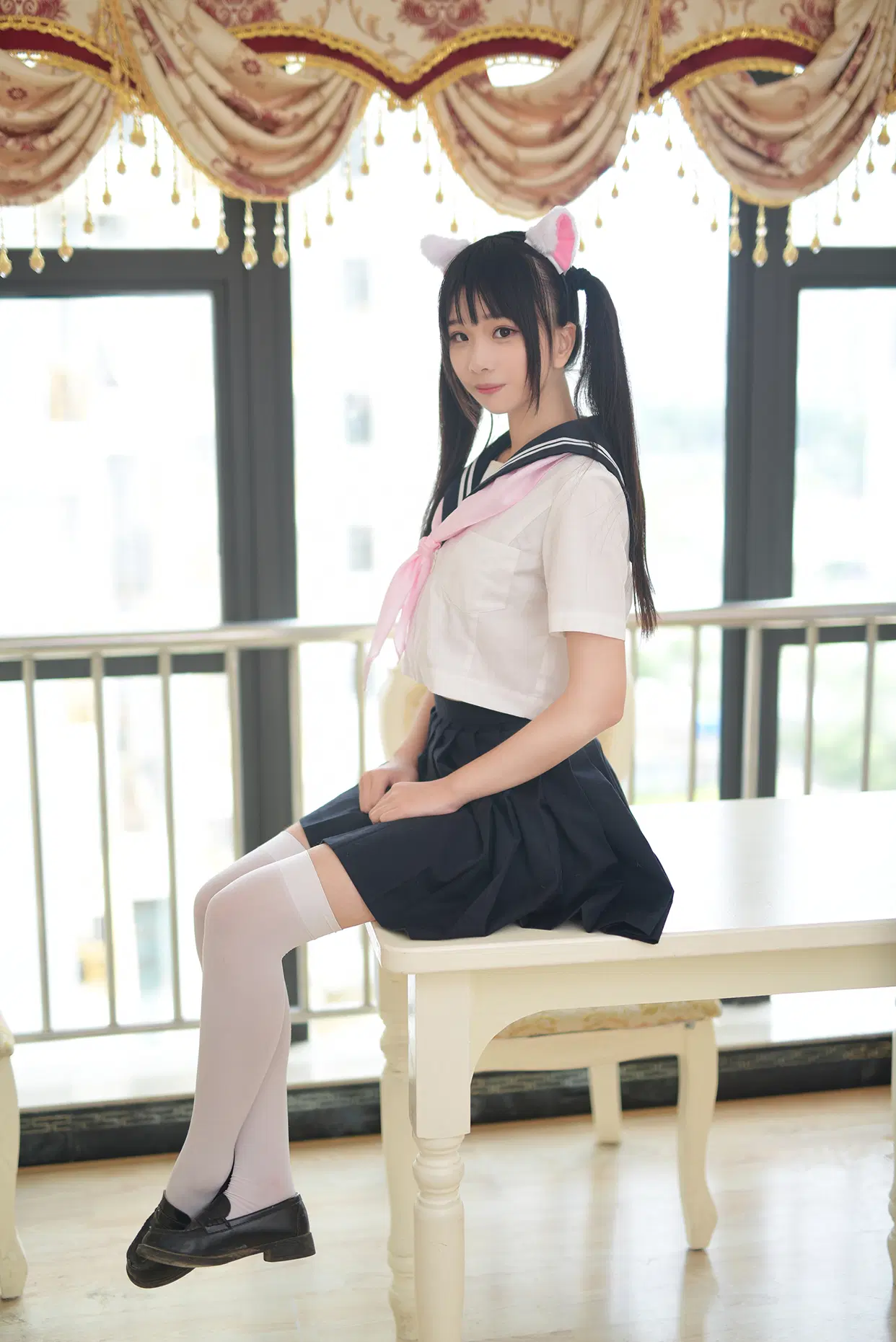 兔玩映画 VOL.028 水手服的喵喵酱 [50P]
