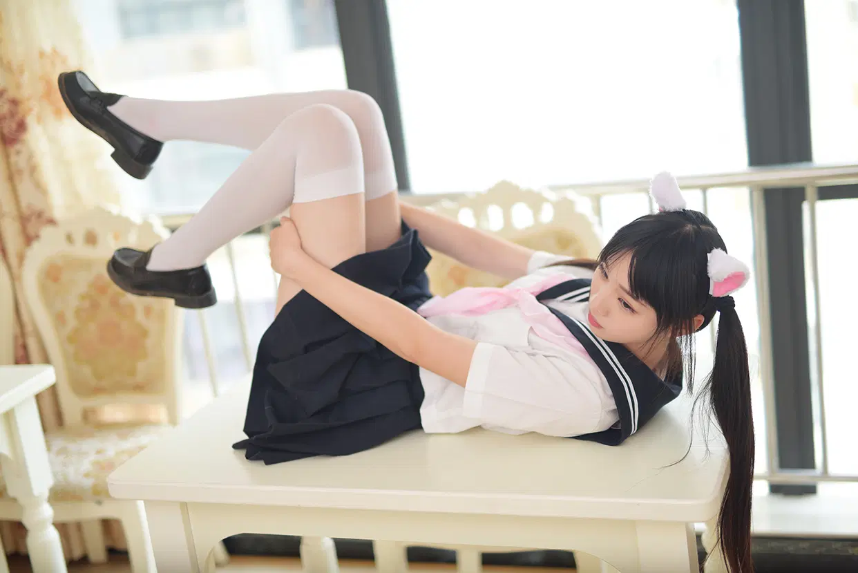 兔玩映画 VOL.028 水手服的喵喵酱 [50P]