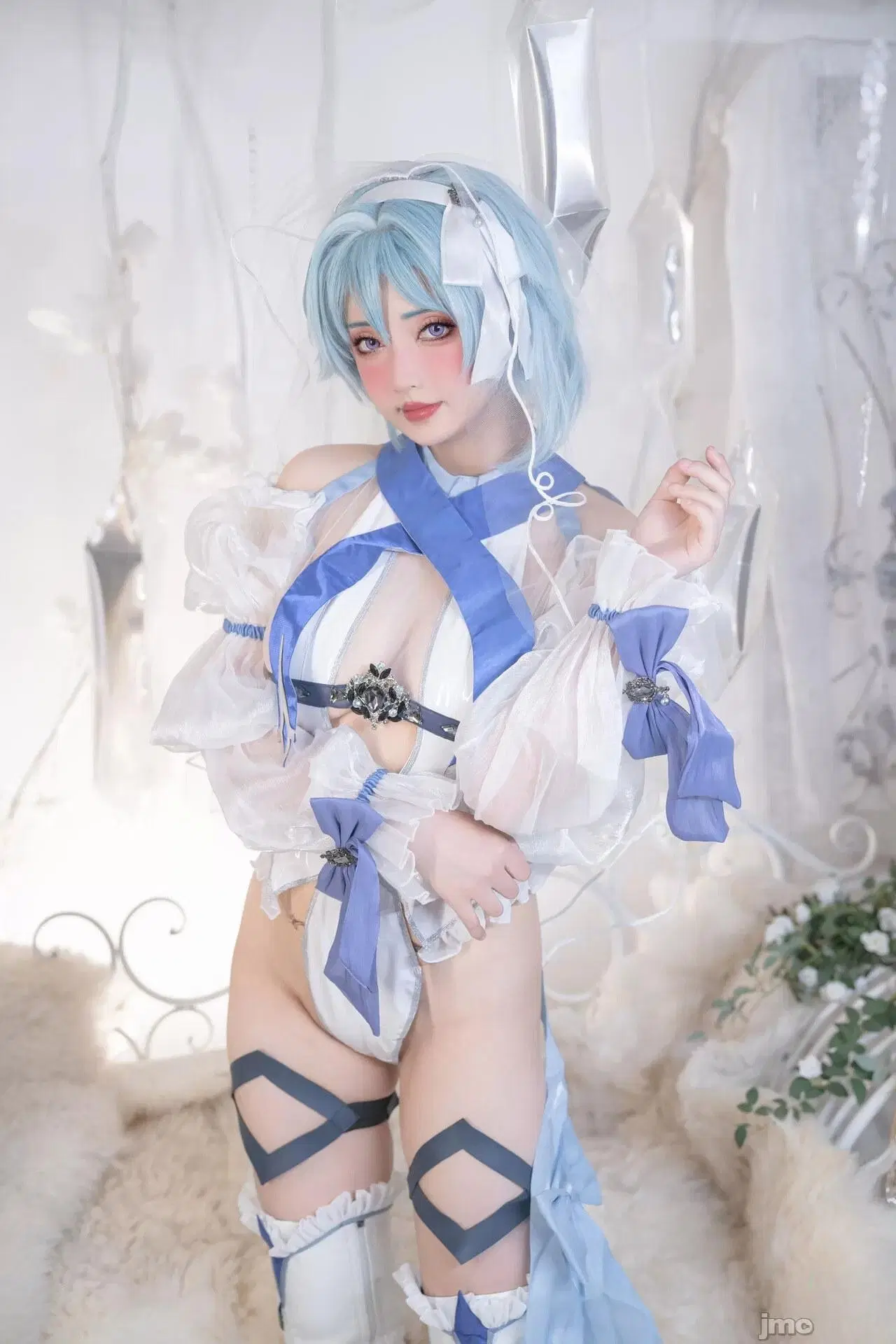 爆機少女喵小吉雲燒 &ndash; 原神花嫁：優菈甘雨 &ndash;&ndash; 清涼寫真 &ndash; (43P)