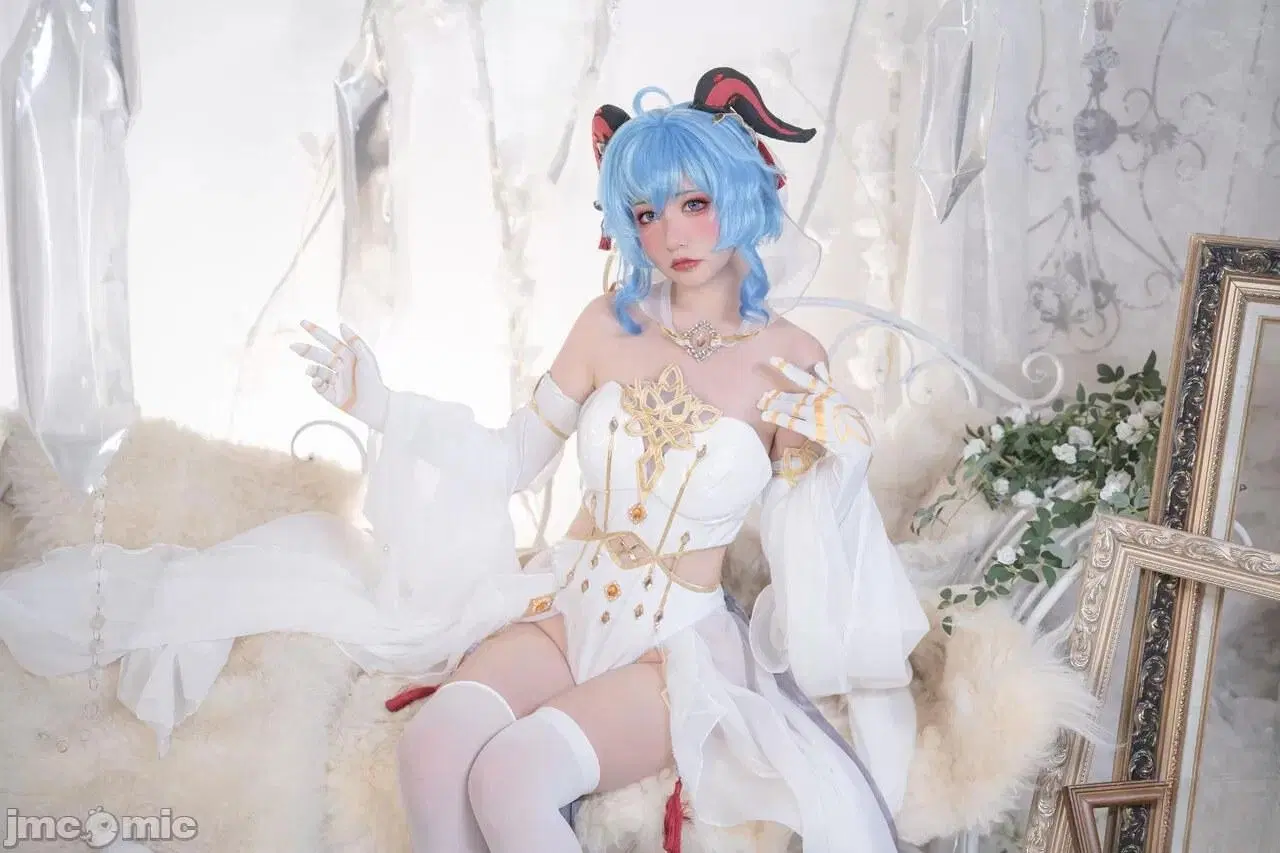 爆機少女喵小吉雲燒 &ndash; 原神花嫁：優菈甘雨 &ndash;&ndash; 清涼寫真 &ndash; (43P)
