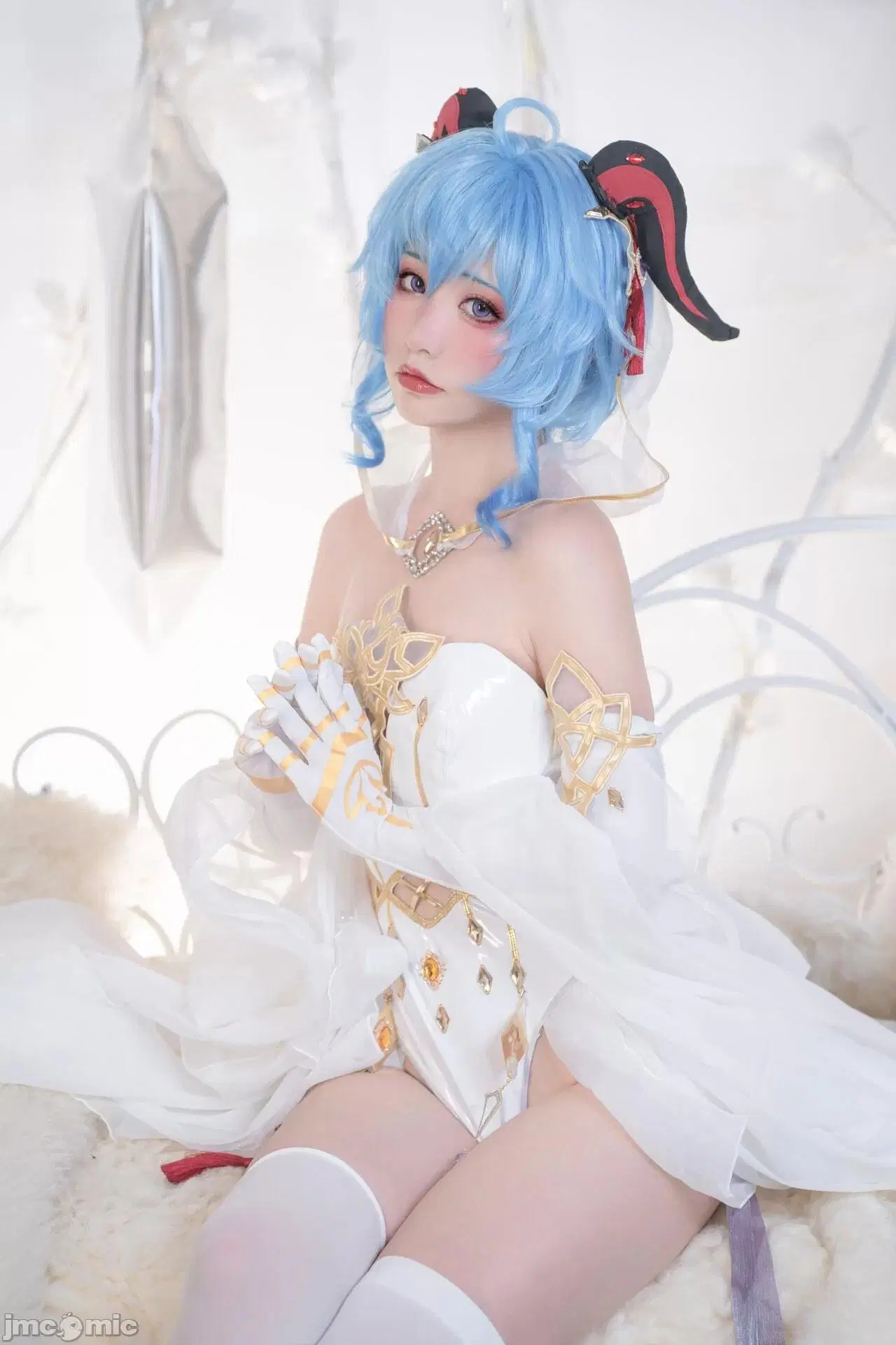 爆機少女喵小吉雲燒 &ndash; 原神花嫁：優菈甘雨 &ndash;&ndash; 清涼寫真 &ndash; (43P)