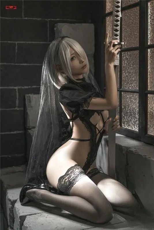 蠢沫沫- 2B黑婚紗 (35P)