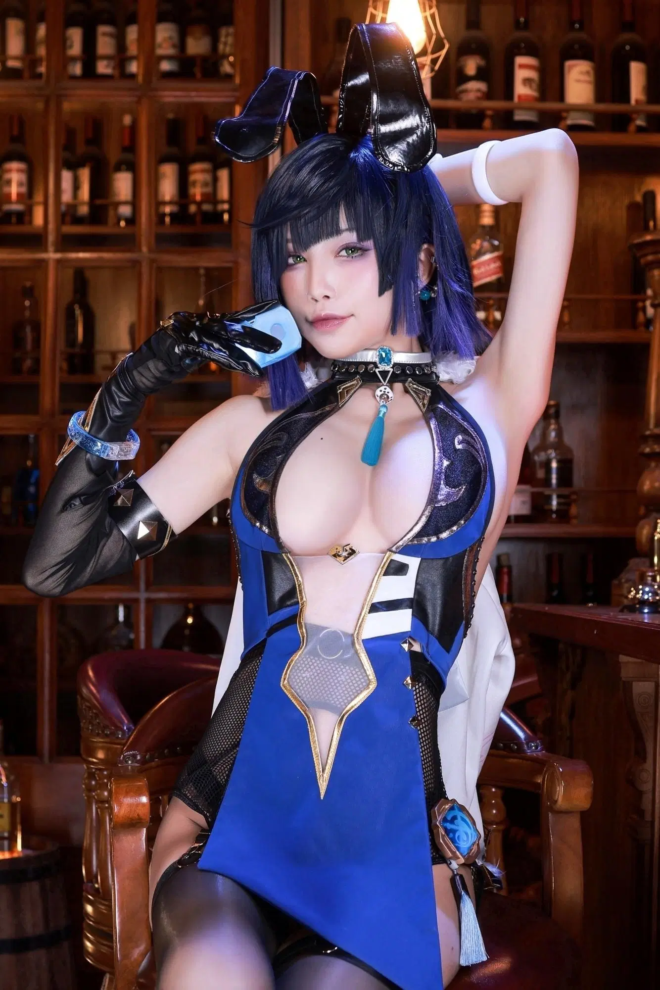 水淼Aqua《原神-夜蘭2》兔女郎美背讓人看出神 (66P)