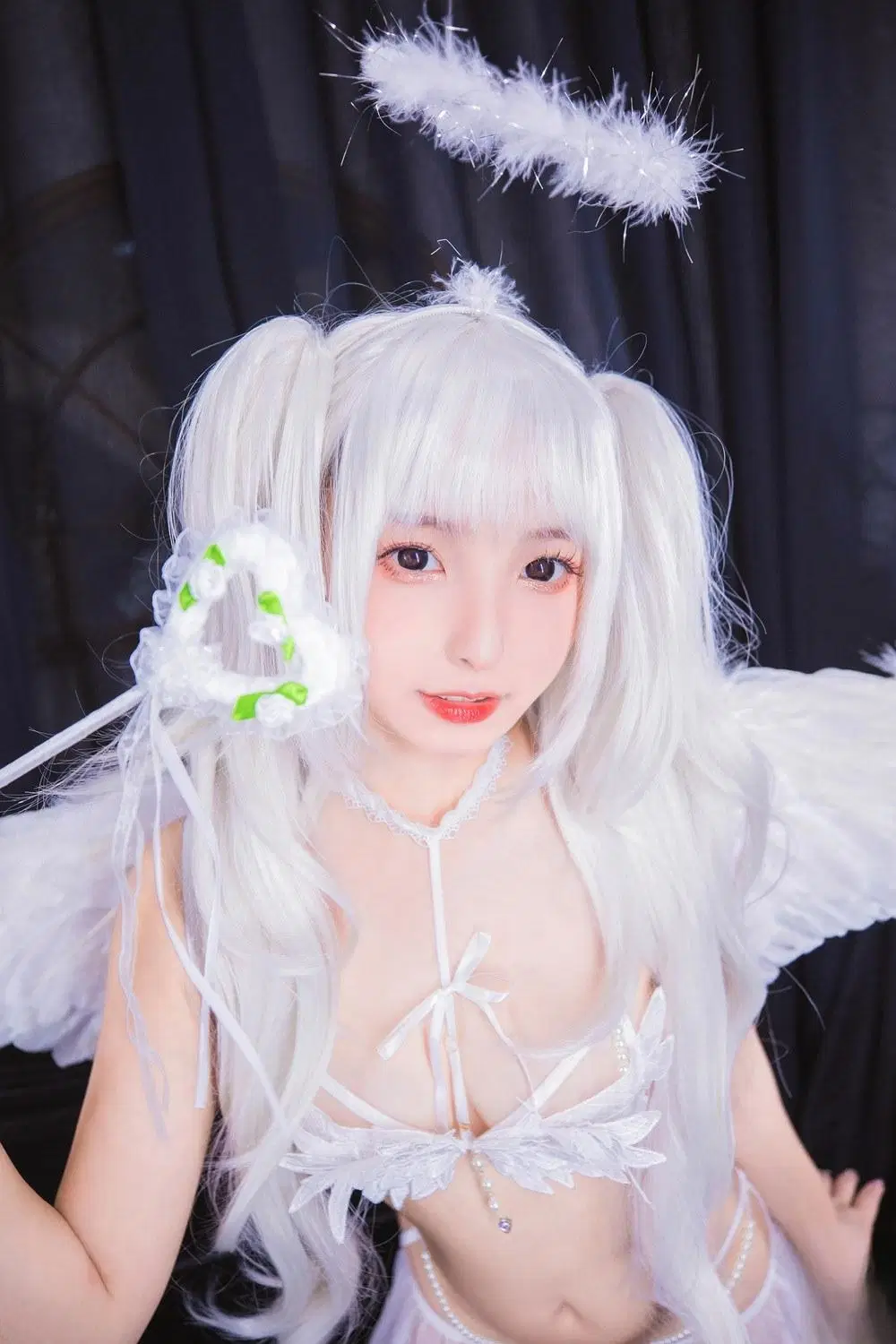 神楽坂真冬《白色天使》性感內衣視線移不開 (69P)_8963575
