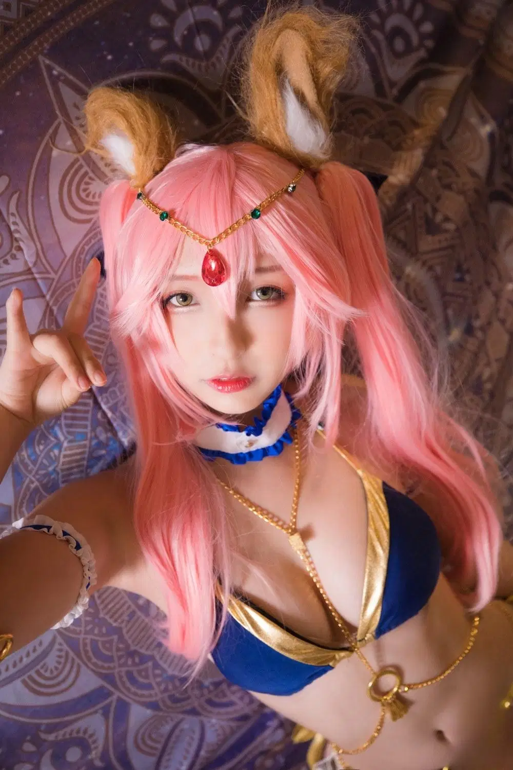 神楽坂真冬《FGO-玉藻前3》火辣泳裝嫩乳看光光 (94P)_8986365