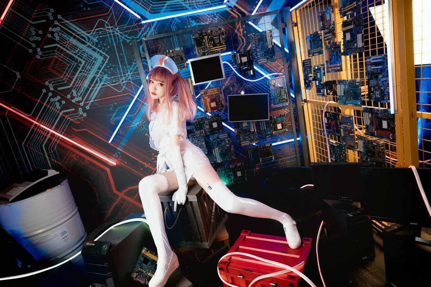 神楽坂真冬《FGO-酒吞童子2》誘人女僕裝拜倒裙下 (73P)_8986362