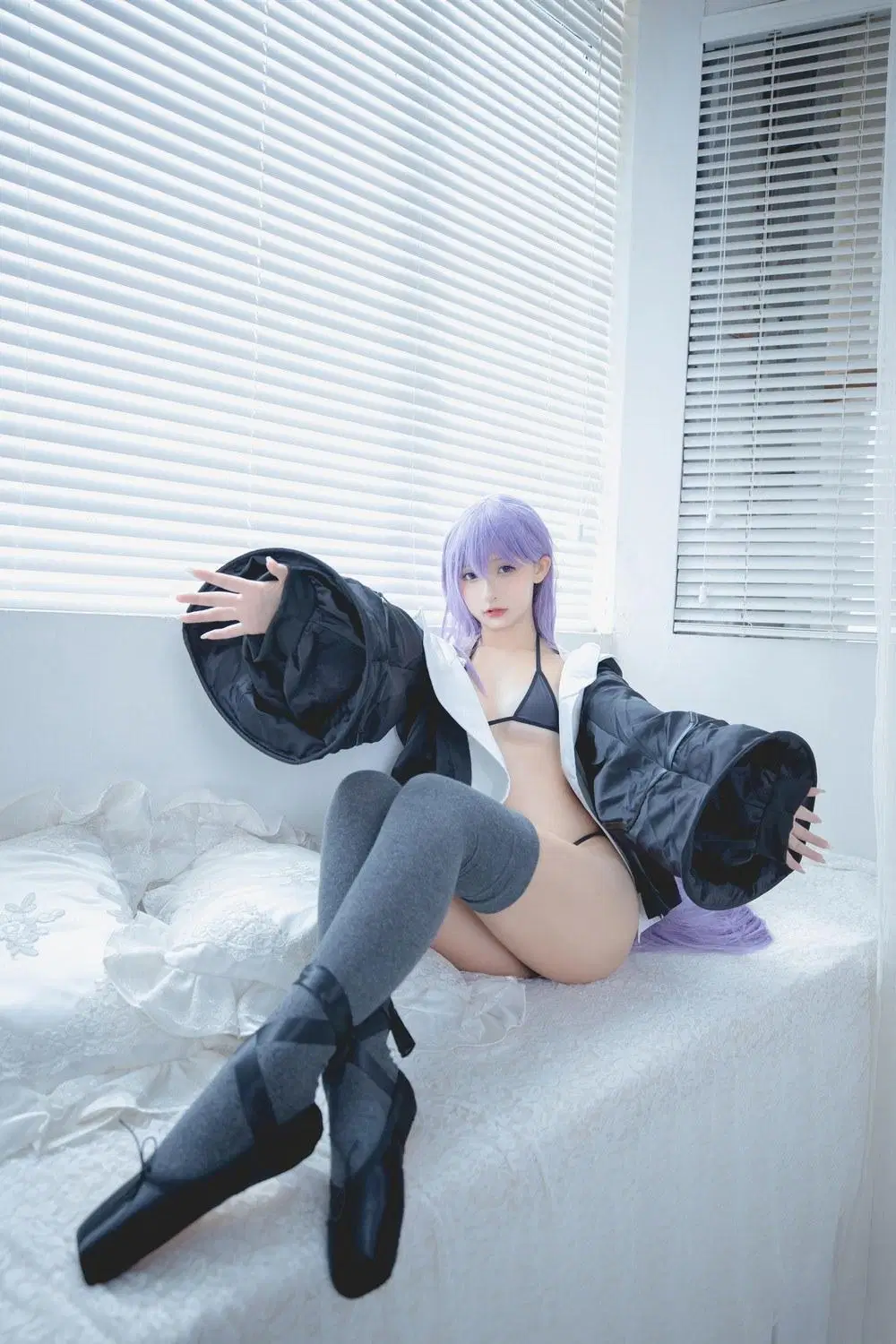 神楽坂真冬《FGO-泳裝莉莉絲》神還原軟萌形象 (75P)_9024763